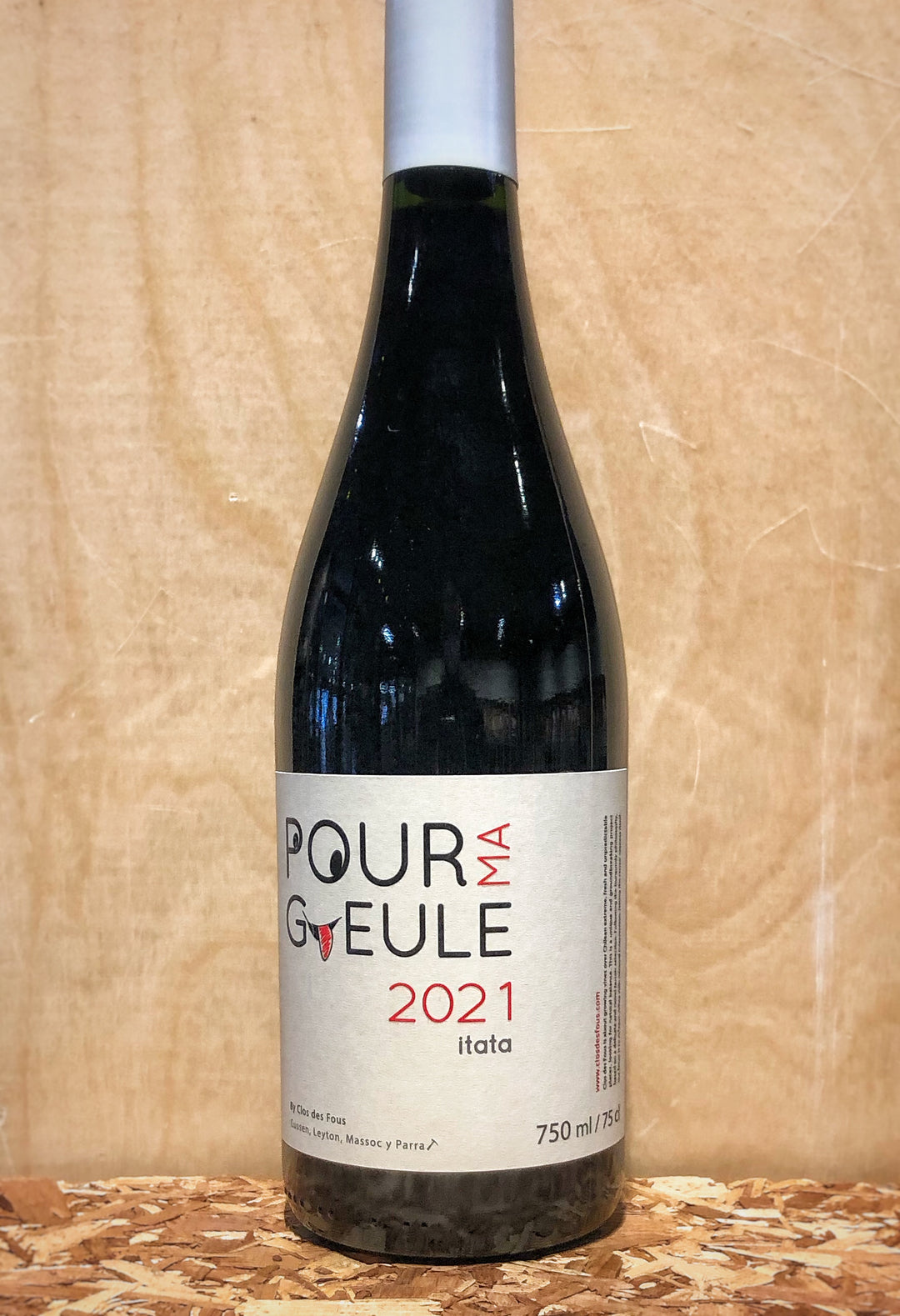 Clos des Fous 'Pour Ma Gueule' Red Blend 2021 (Itata, Chile)