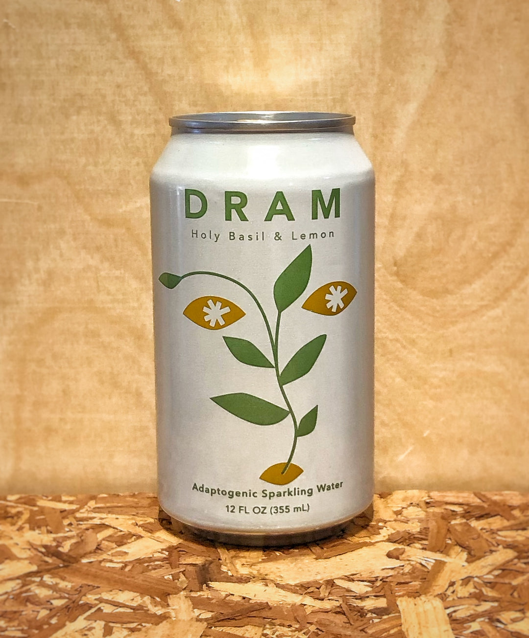 Dram Apothecary Holy Basil & Lemon Herbal Sparkling Water (Salida, CO)