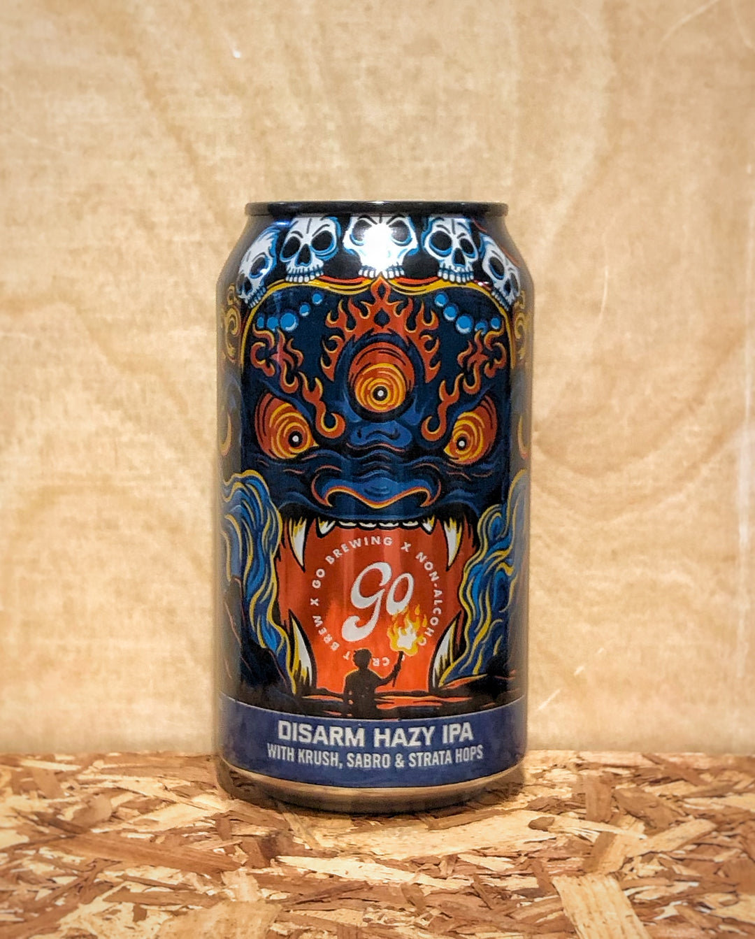 Go Brewing 'Disarm' Non-Alcoholic Hazy IPA (Naperville, IL)