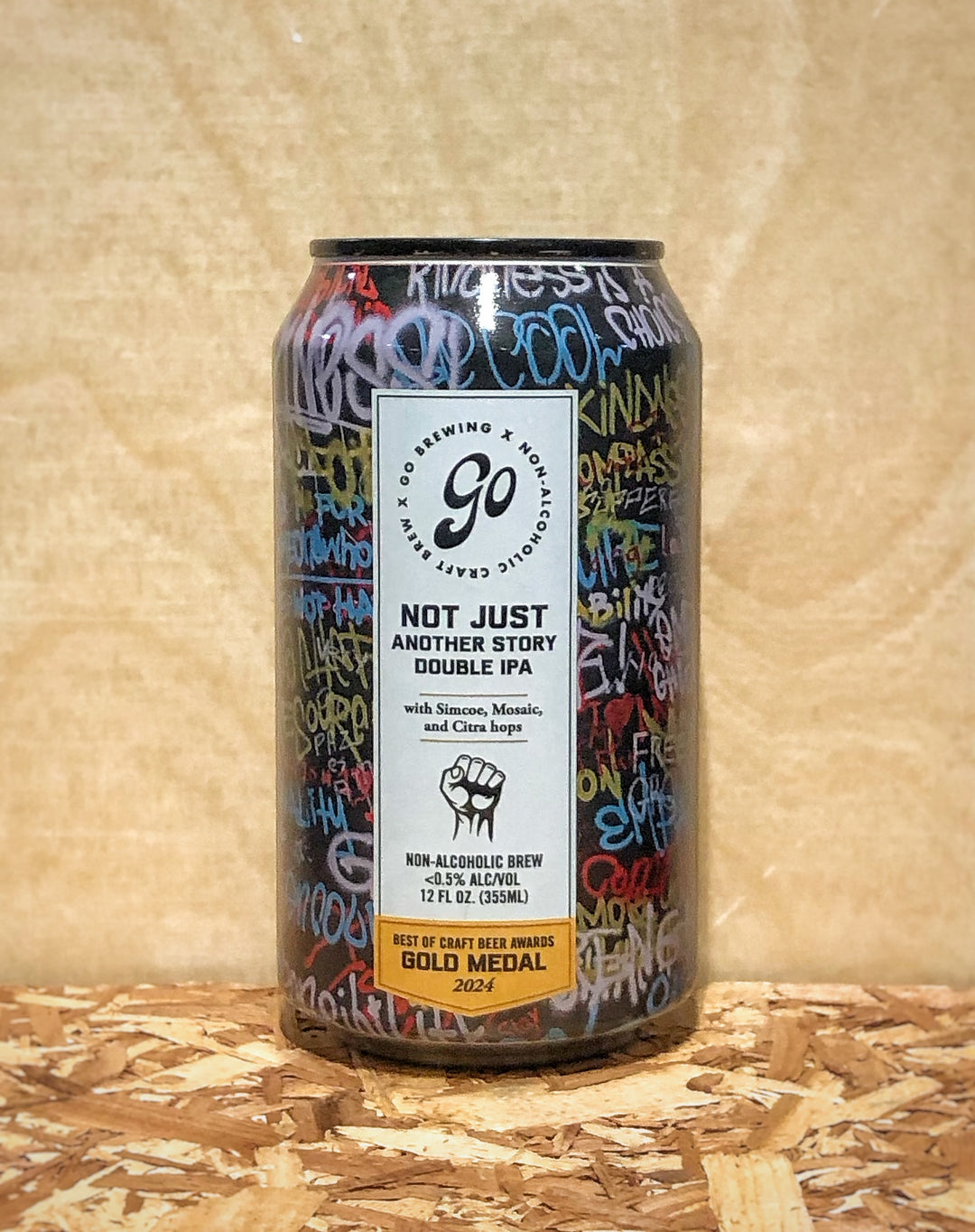 Go Brewing 'Not Just Another Story' Non-Alcoholic Double IPA (Naperville, IL)