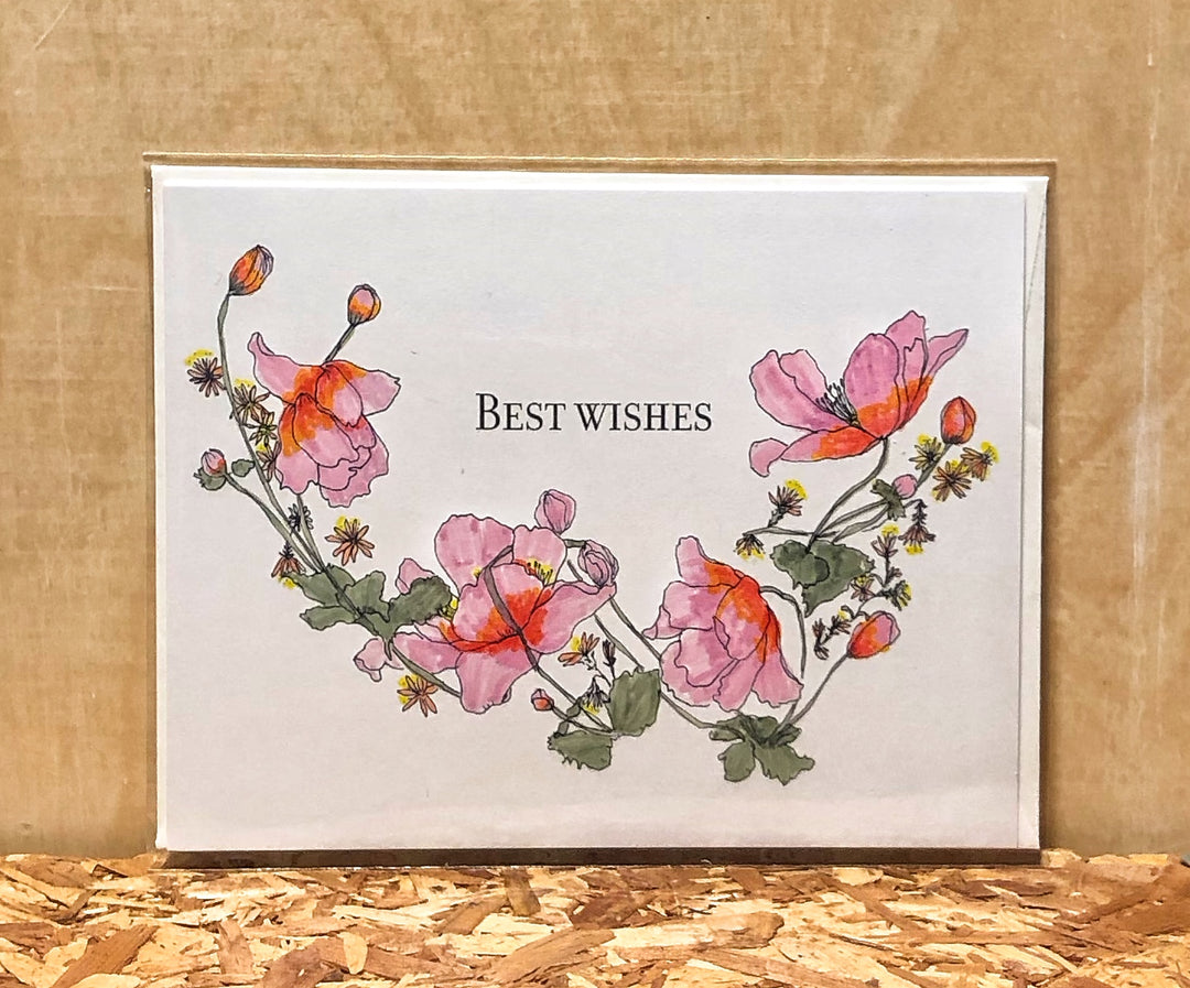 Jocelyn Gotlib Best Wishes Handmade Card