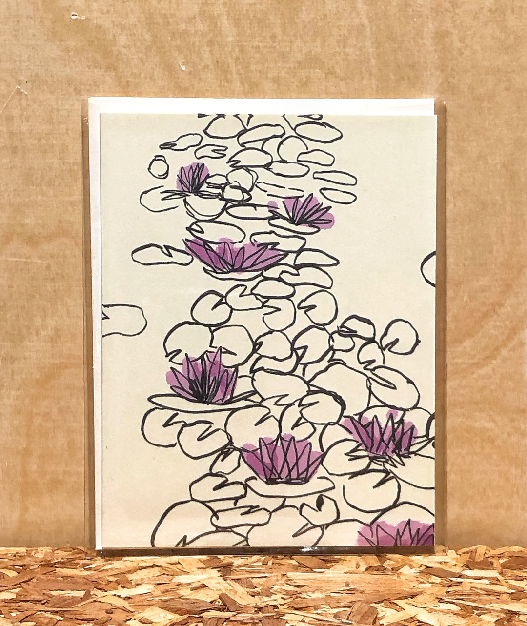 Jocelyn Gotlib Lily Pads Handmade Card