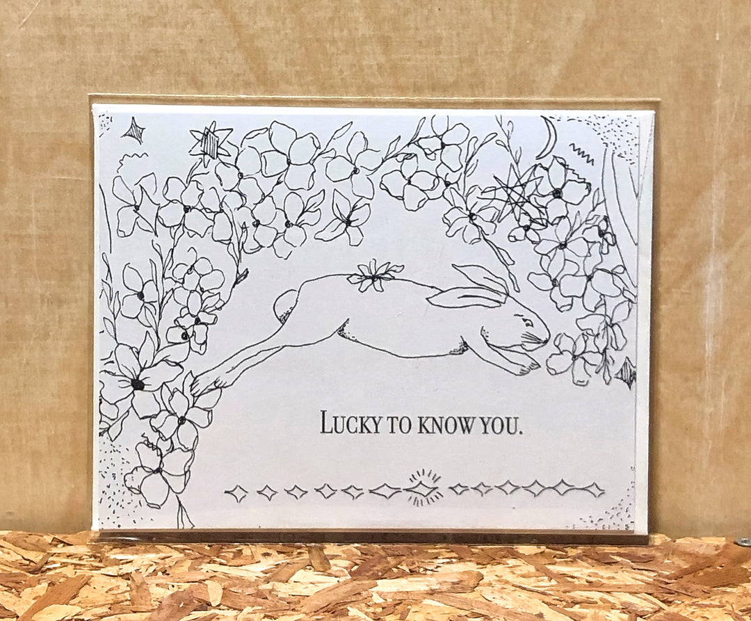Jocelyn Gotlib Lucky To Know You Handmade Card