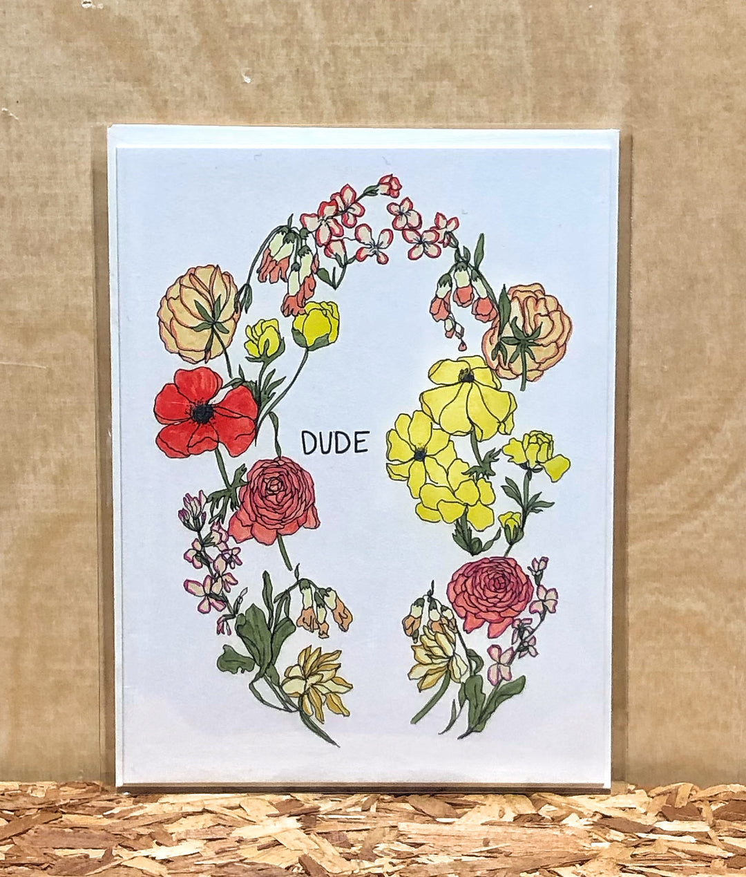 Jocelyn Gotlib 'Dude' Handmade Card