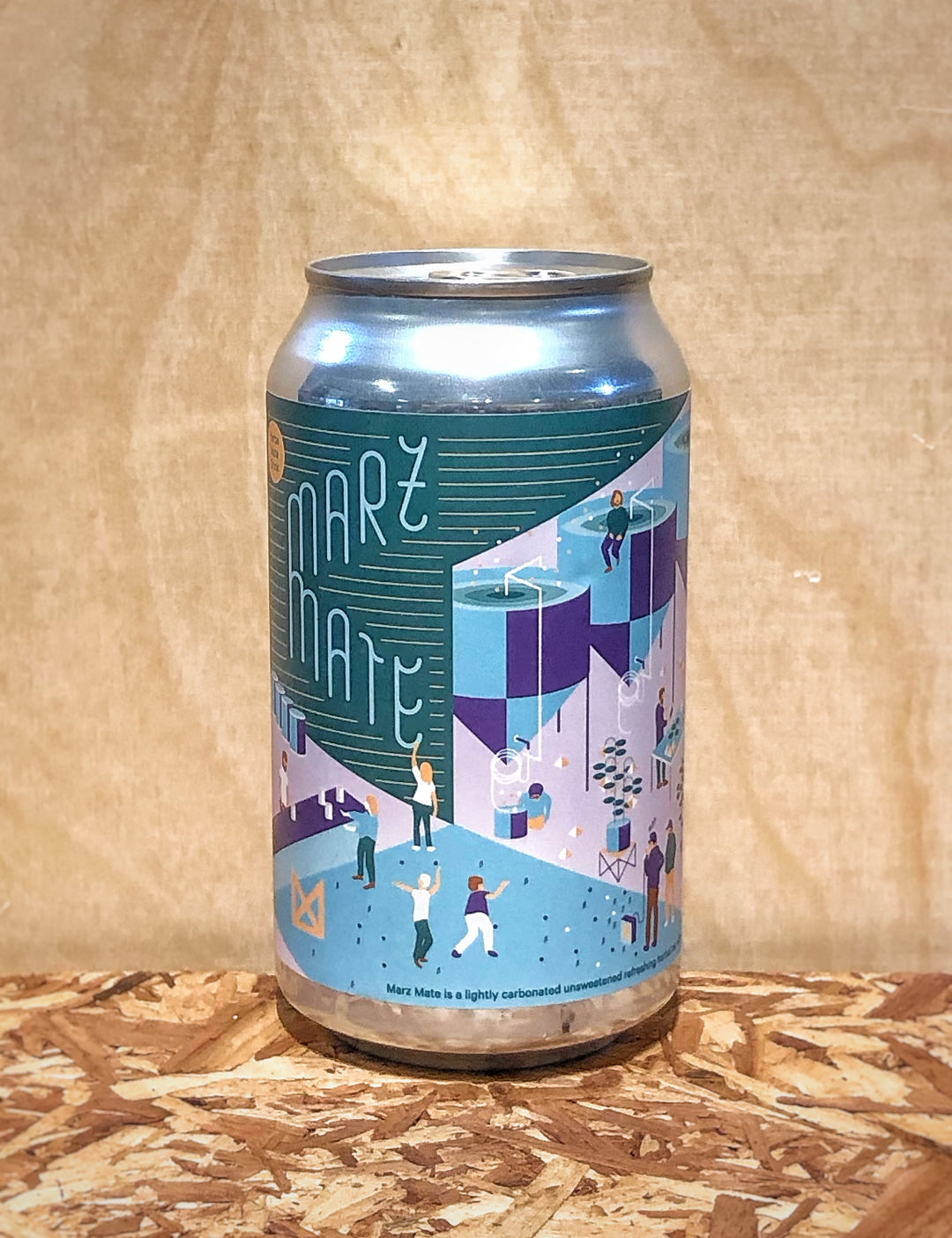Marz Community Brewing Co. 'Marz Mate' Yerba Mate Drink wi Lemon (Chicago, IL)
