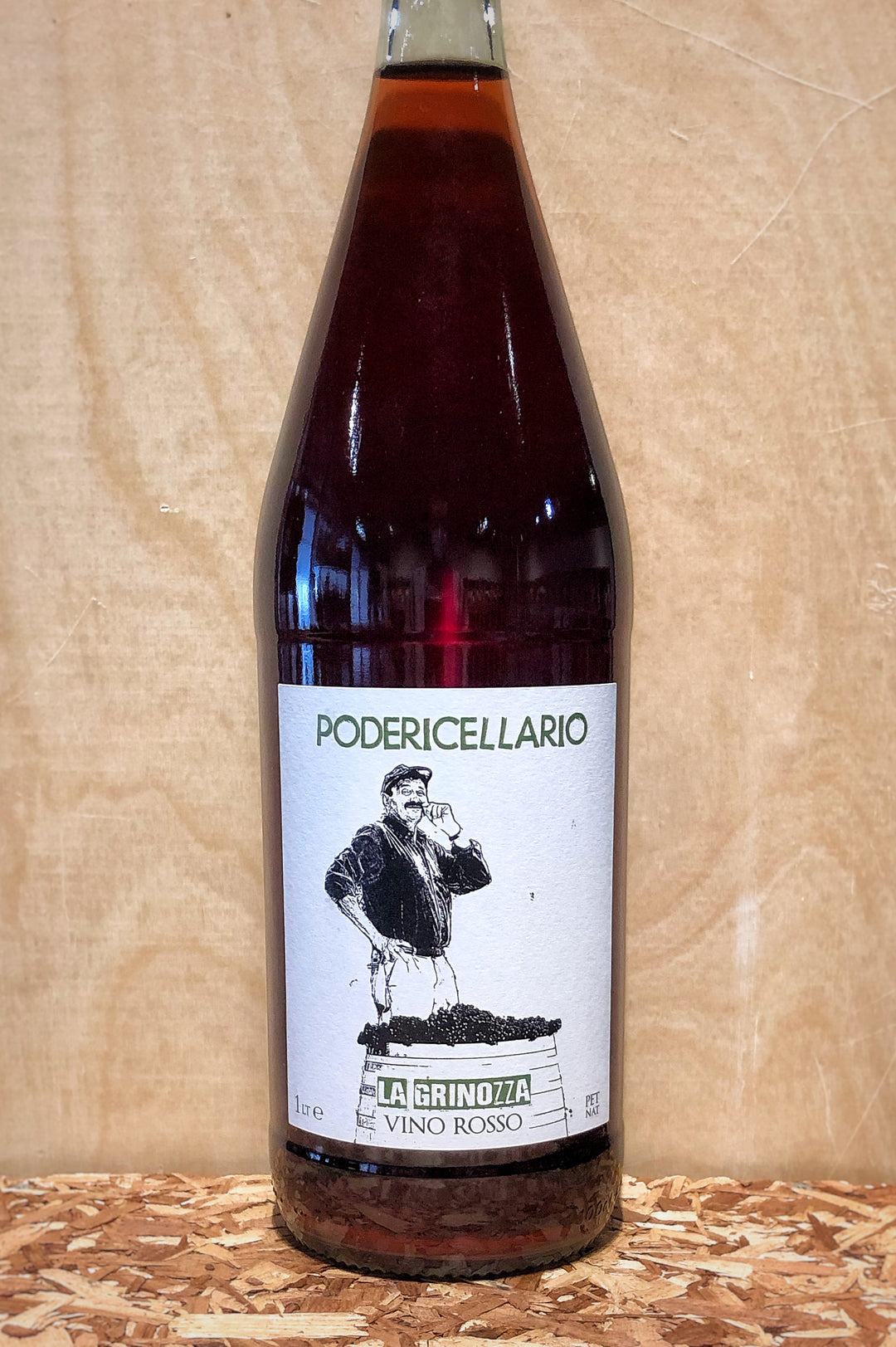 Poderi Cellario 'La Grinozza' Vino Rosso Pet Nat NV (Piedmont, Italy)