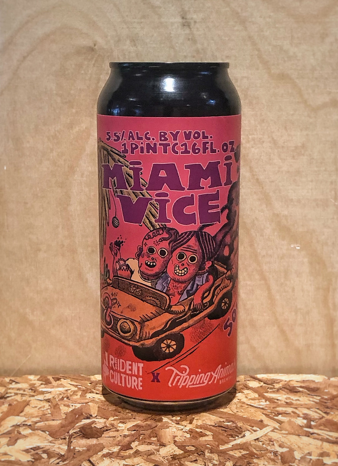 Resident Culture Brewing Co. x Tripping Animals 'Miami Vice' Sour Ale (Charlotte, NC)