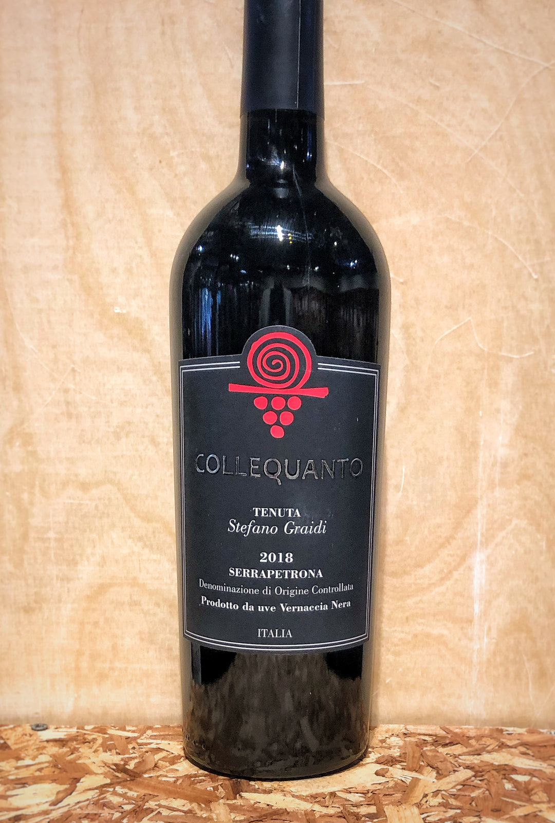 Tenuta Stefano Graidi 'Collequanto' Serrapetrona 2018 (Marche, Italy)