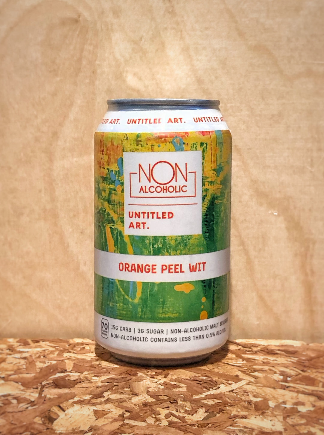 Untitled Art Non-Alcoholic 'Orange Peel Wit' Wheat Beer with Orange Peel (Waunakee, WI)