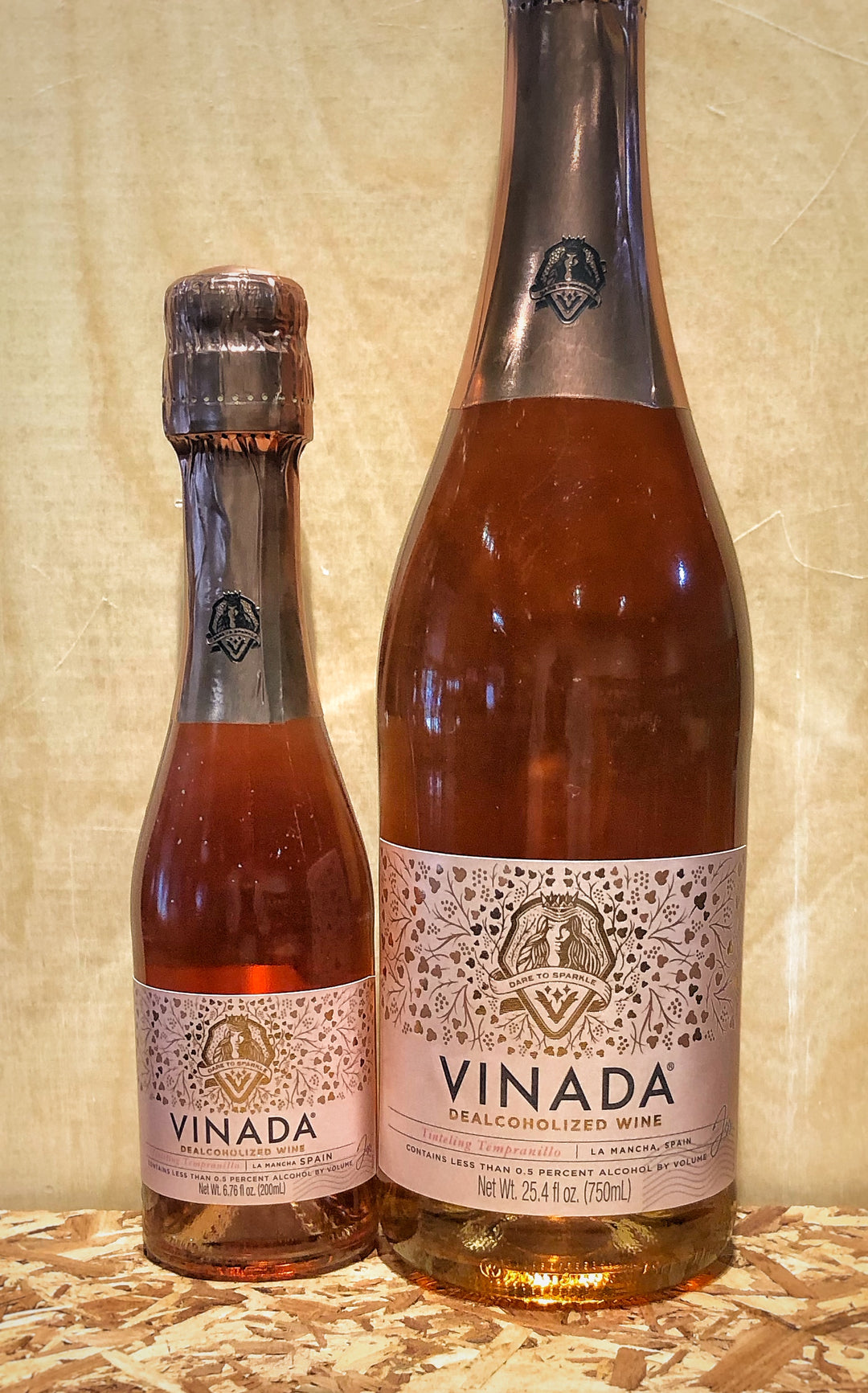 Vinada non-Alcoholic Sparkling Rose (Languedoc, France)