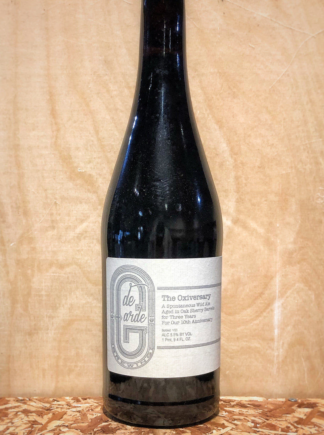 de Garde Brewing 'The Oxiversary' Spontaneous Wild Ale Aged in Oak Sherry Barrels for 3 Years (Tillamook, Oregon)
