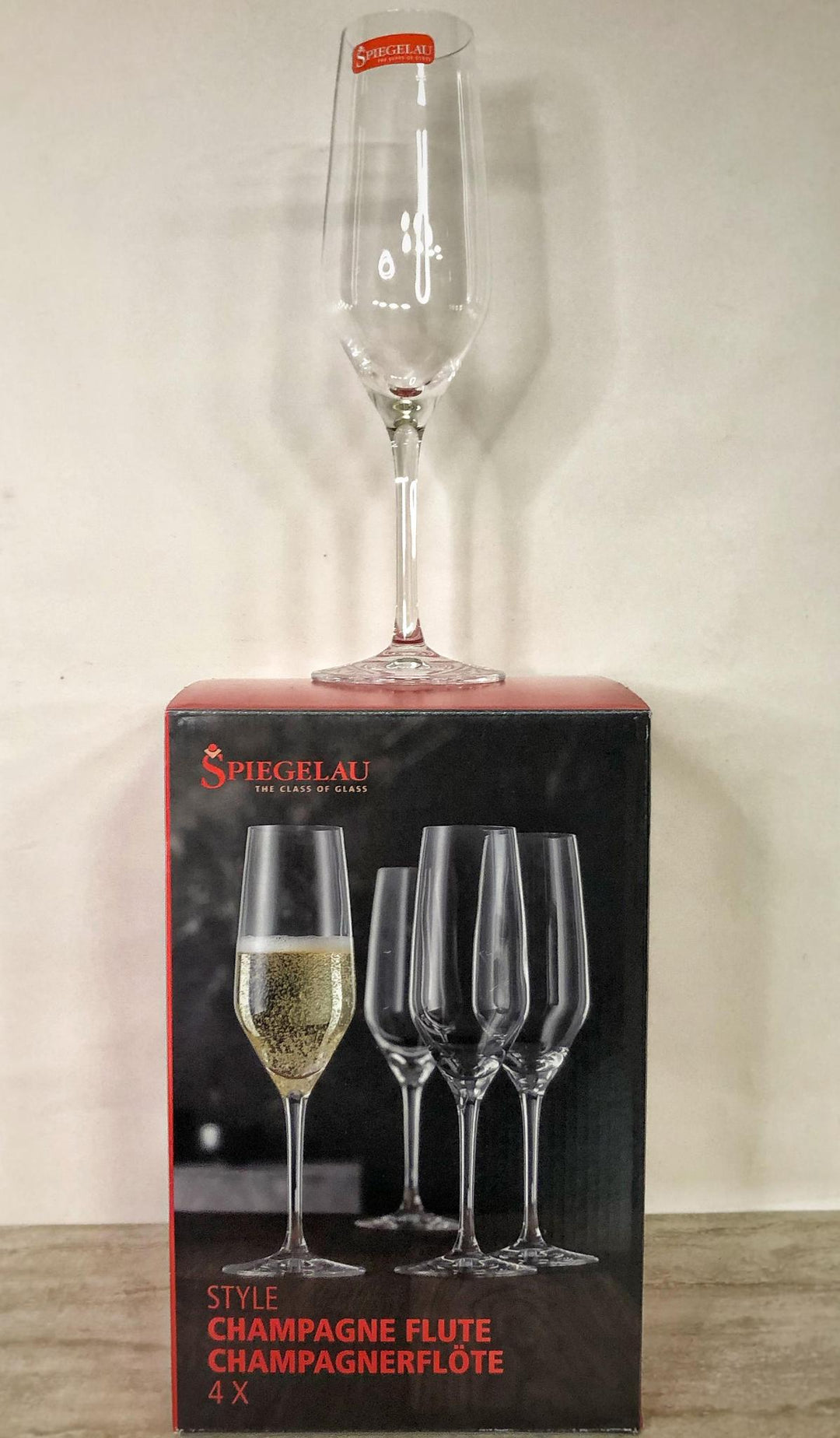 Spiegelau Style 8.5 oz champagne flute (set of 4)