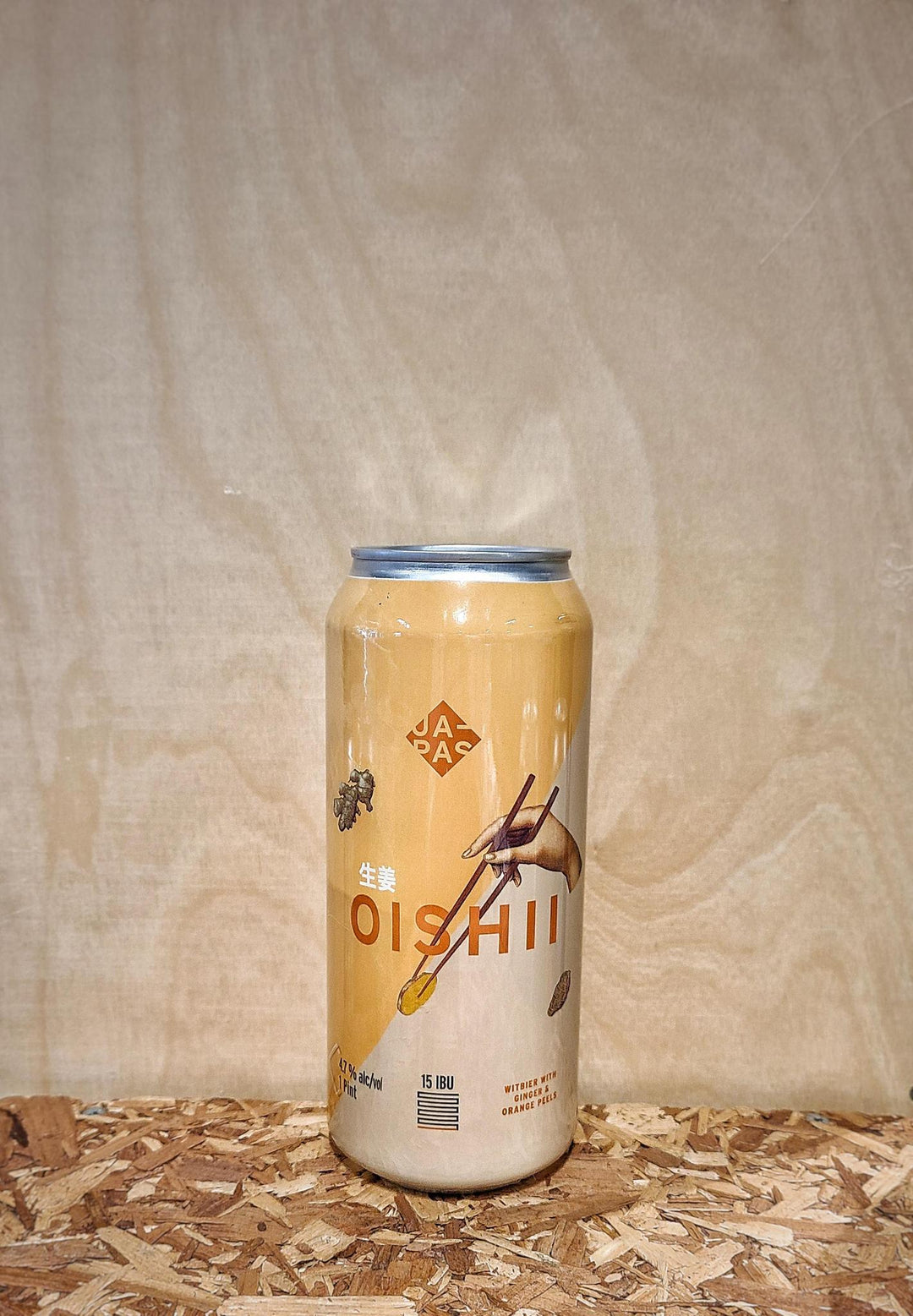 Japas Cervejaria 'Oishii' Witbier with Ginger, Orange Peels, & Coriander Seed (Brazil)