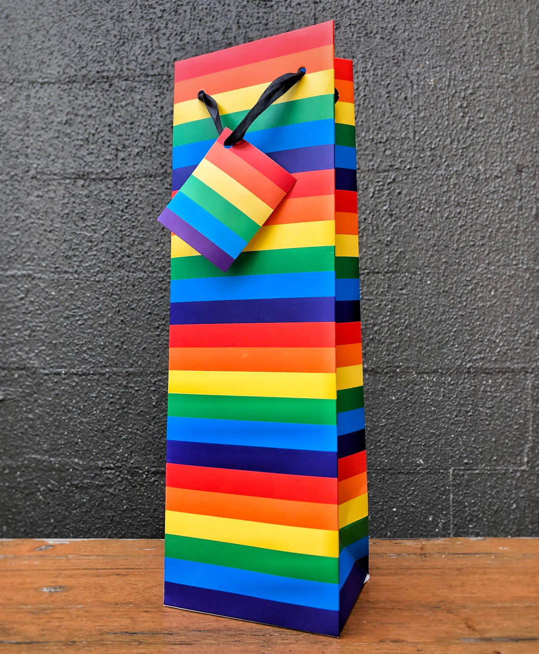 Rainbow Single Bottle Wine Bag