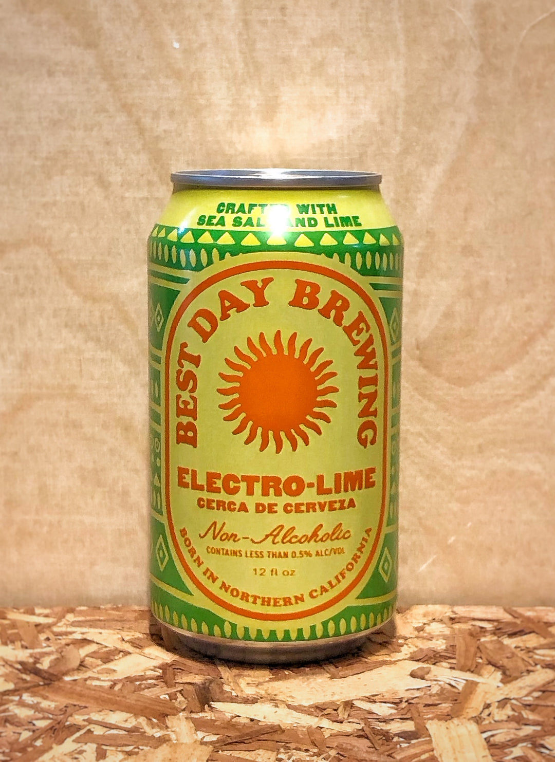 Best Day Brewing 'Electro-Lime' Non-Alcoholic Cerveza with Sea Salt and Lime (Sausalito, CA)