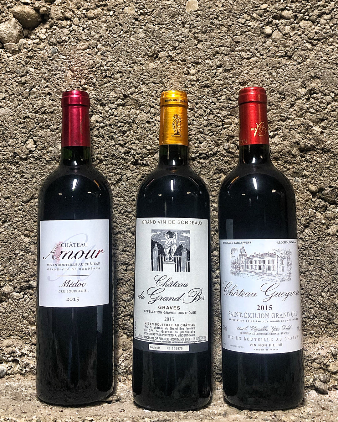 Bordeaux Rouge 2015 Gift 3-Pack