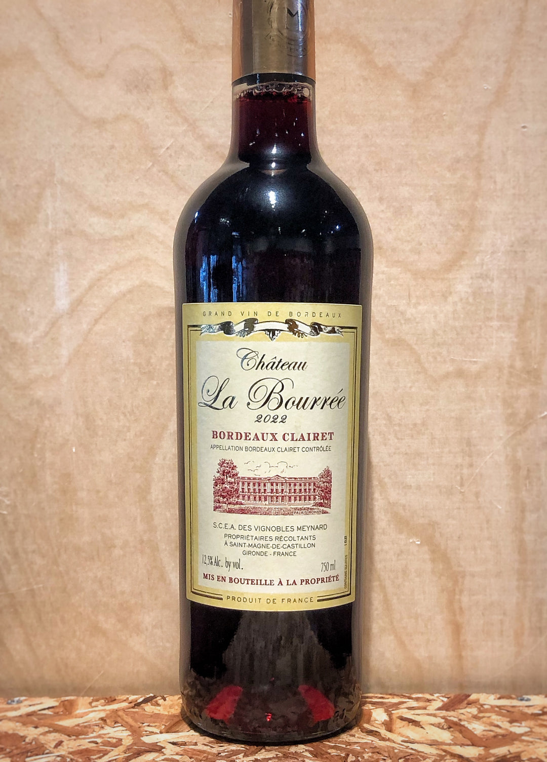 Chateau La Bourree Clairet 2022 (Bordeaux France)