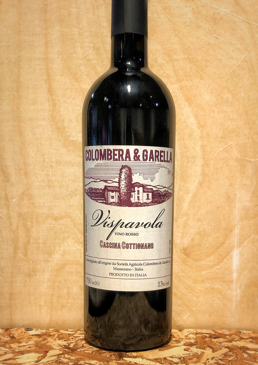 Colombera & Garella Cascina Cottignano 'Vispavola' Vino Rosso 2020 (Piedmont, Italy)