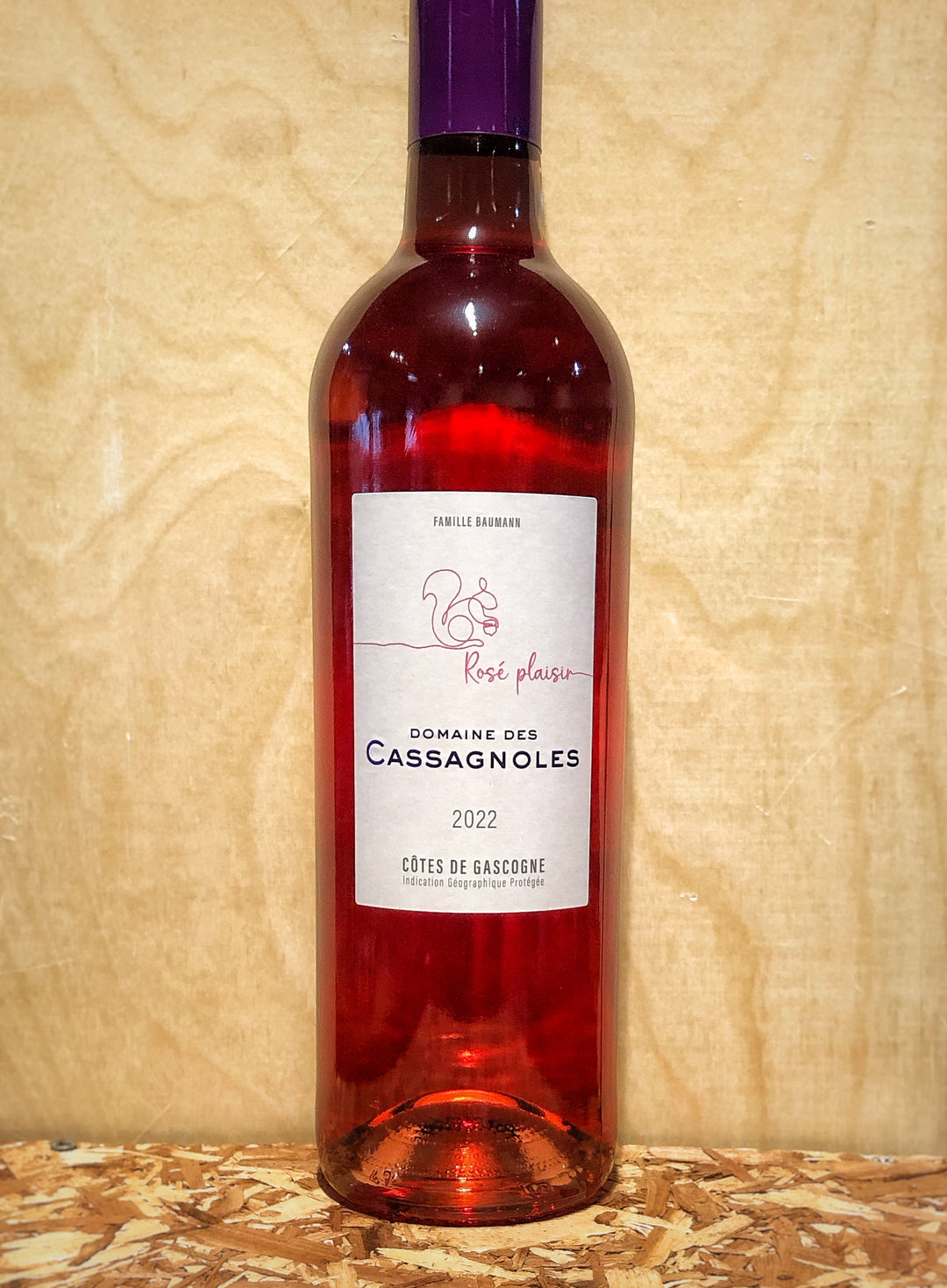 Domaine de Cassagnoles 'Plaisir' Rosé 2022 (Cotes de Gascogne, France)