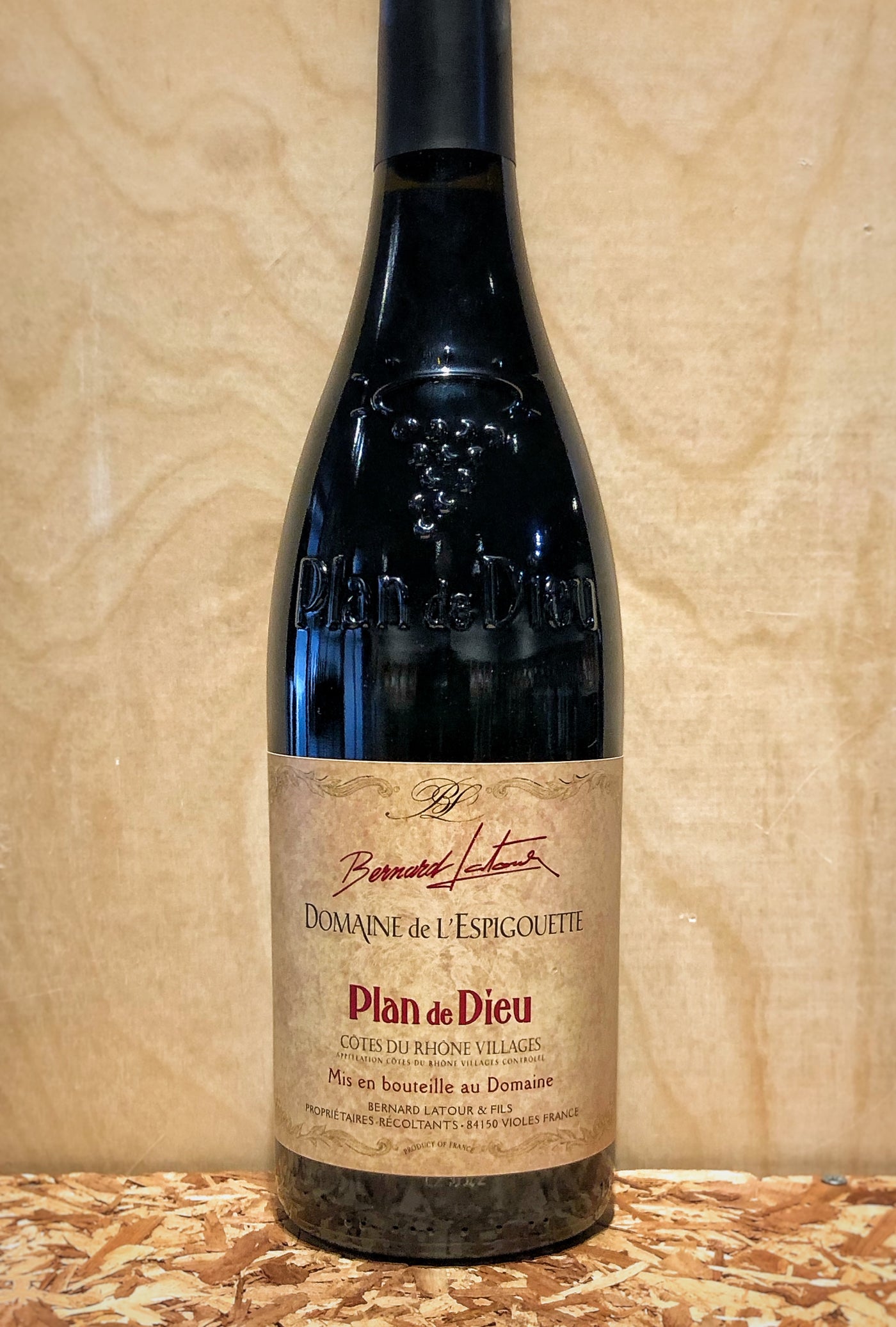 Domaine de l'Espigouette 'Plan de Dieu' Côtes du Rhone Villages 2020 (Rhone, France)