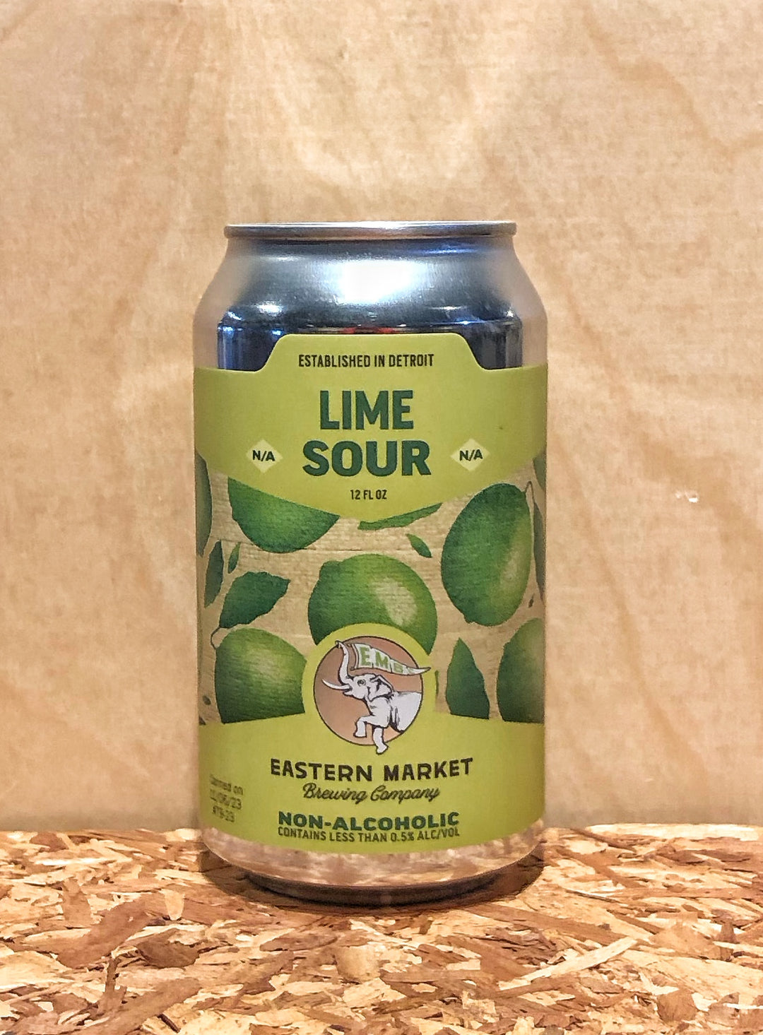 Eastern Market Brewing Co. Non-Alcoholic Lime Sour (Detroit, MI)