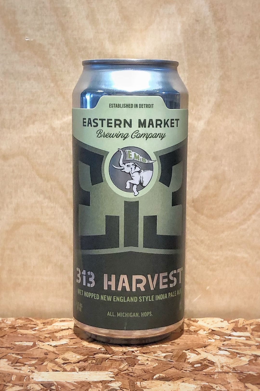 Eastern Market Brewing Co. '313 Harvest' Wet Hopped New England Style IPA (Detroit, MI)