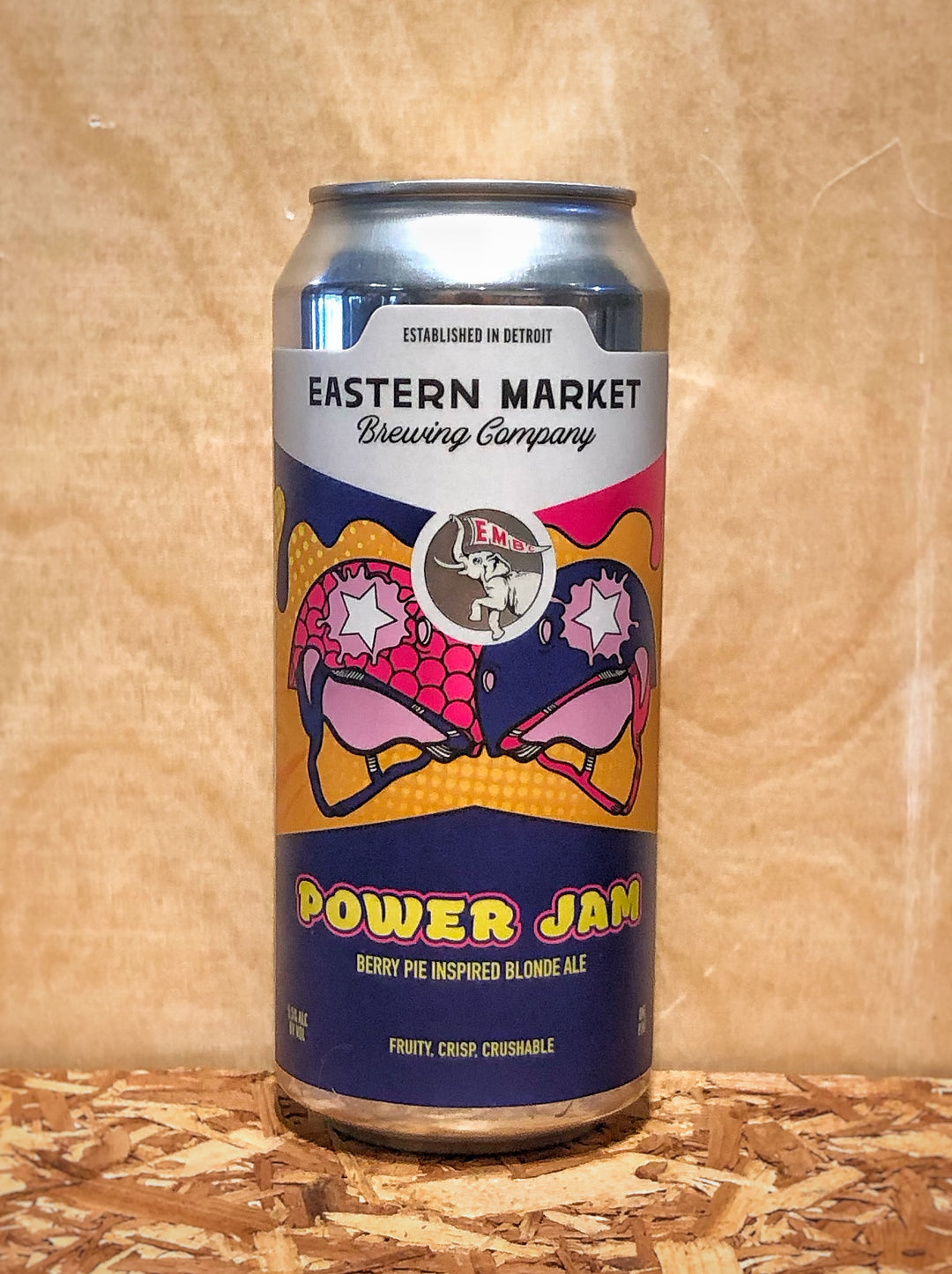 Eastern Market Brewing Co. 'Power Jam' Berry Pie Inspired Blonde Ale (Detroit, MI)
