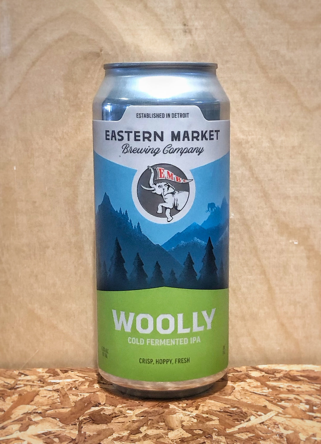 Eastern Market Brewing Co. 'Woolly' Cold Fermented IPA (Detroit, MI)
