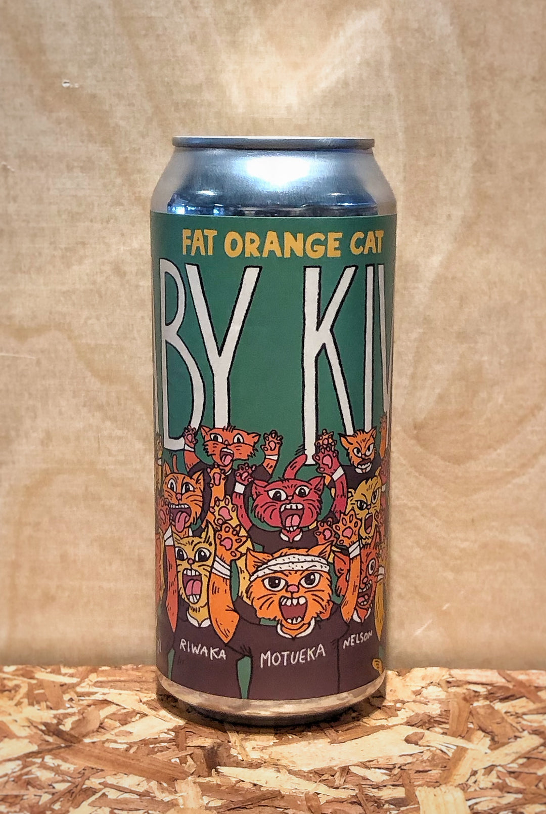 Fat Orange Cat 'Baby Kiwis' Dry-Hopped India Pale Ale brewed with New Zealand Hops (North Haven, CT)