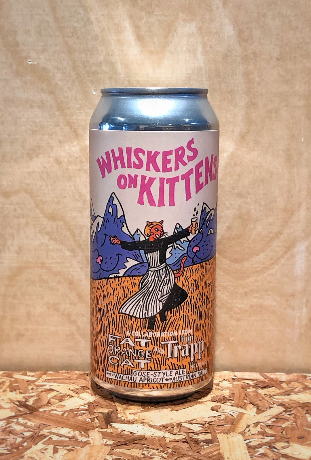 Fat Orange Cat 'Whiskers on Kittens' Gose Style Ale with Wachau Apricot and Austrian Salt (North Haven, CT)