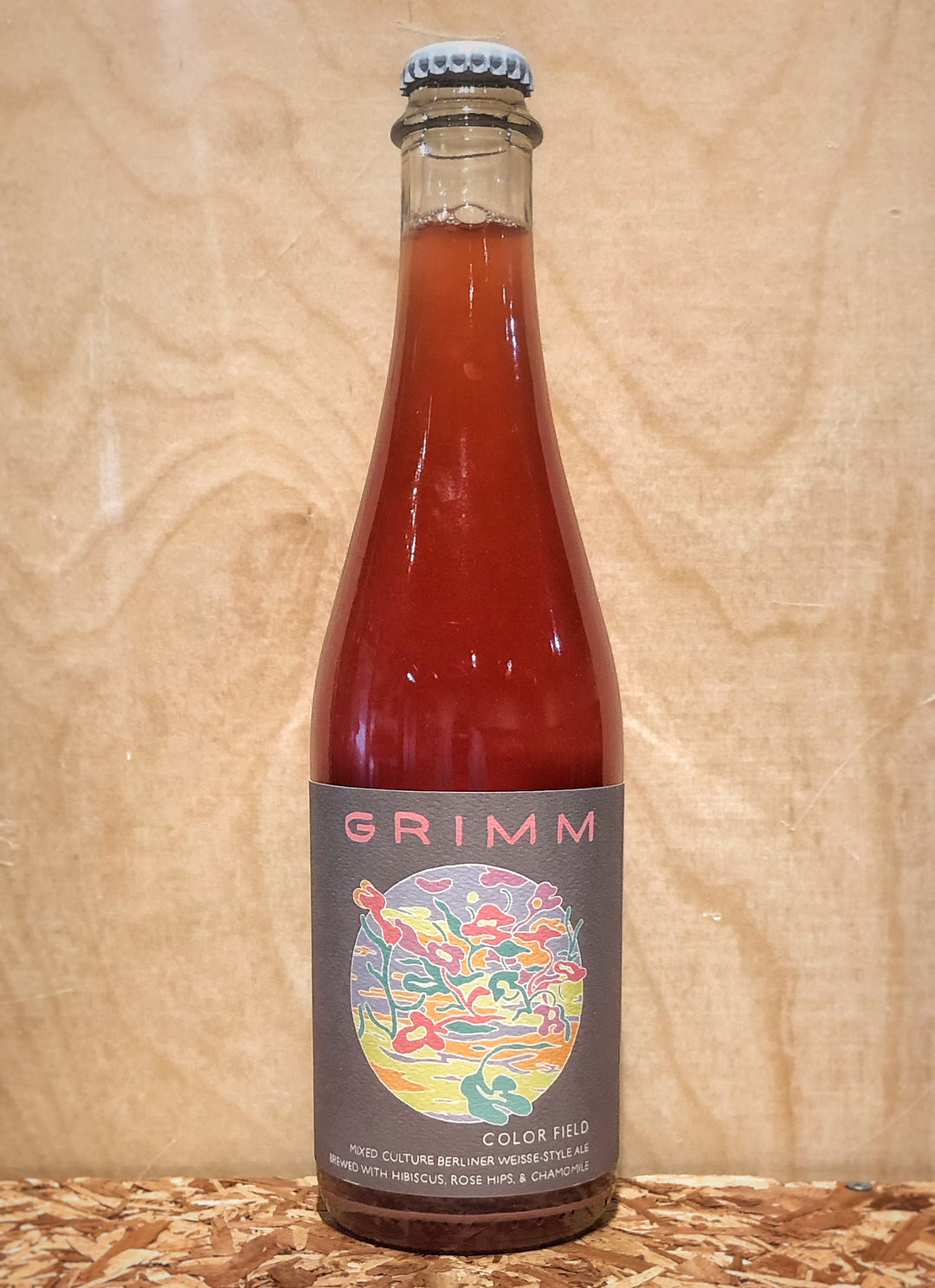 Grimm 'Color Field' Berliner Weisse-Style Ale brewed with Hibiscus, Rose Hips, & Chamomile (Brooklyn, NY)