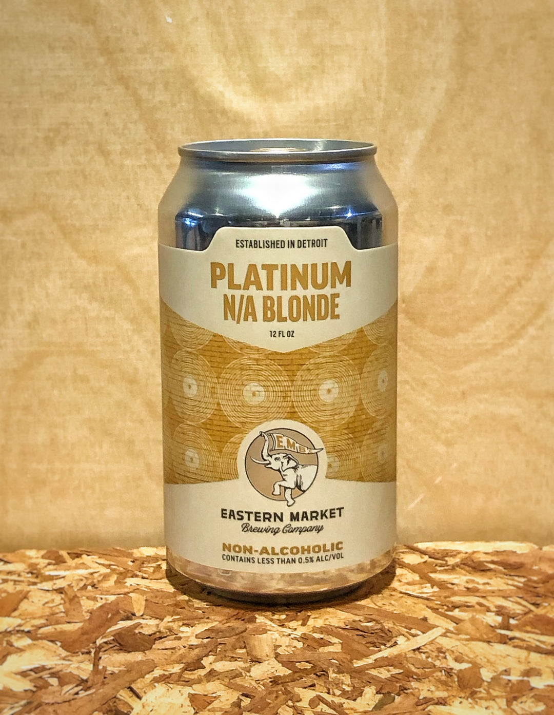 Eastern Market Brewing Co. Platinum Blonde Non-Alcoholic Blonde Ale (Detroit, MI)