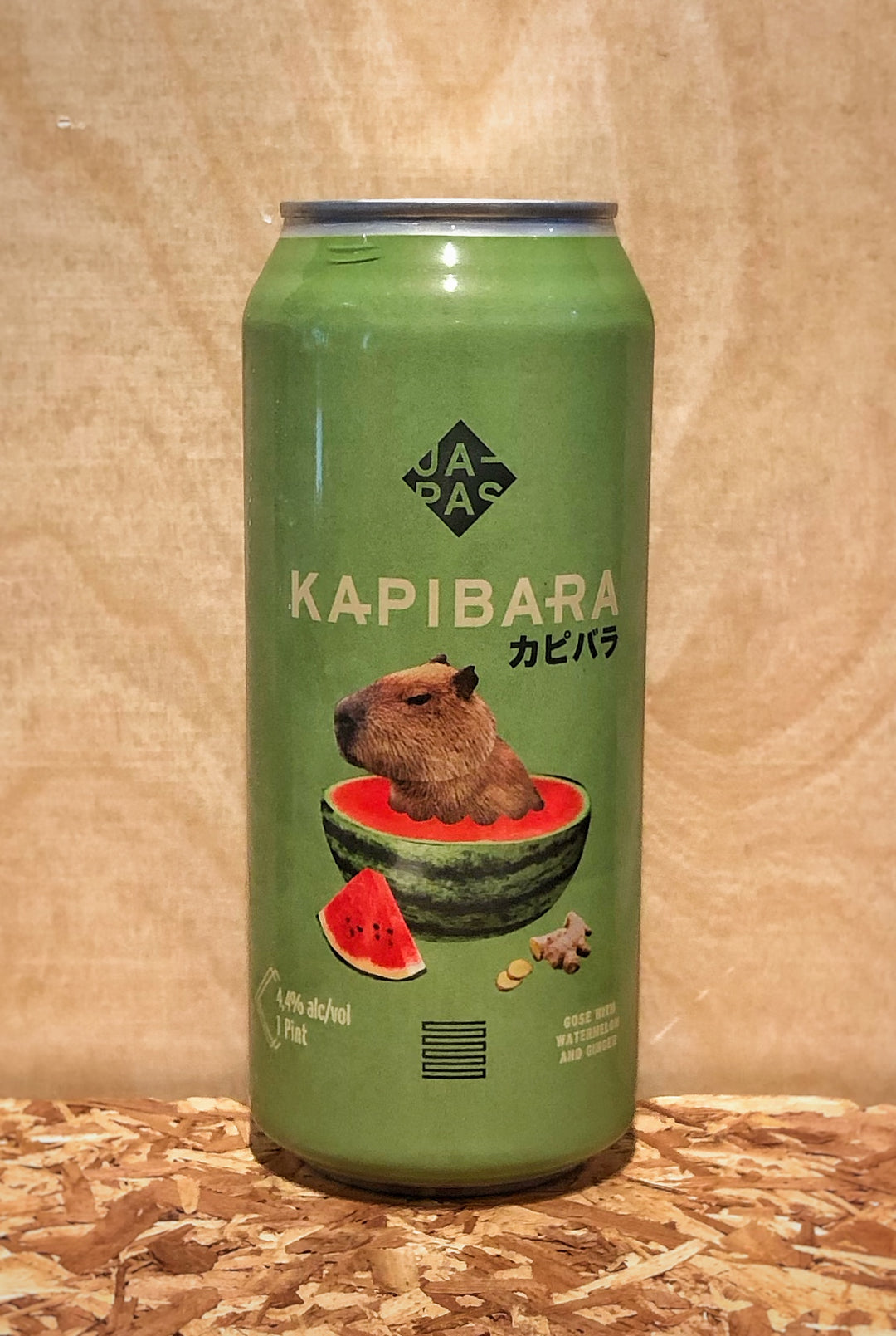 Japas Cervejaria 'Kapibara' Gose with Watermelon and Ginger (Brazil)