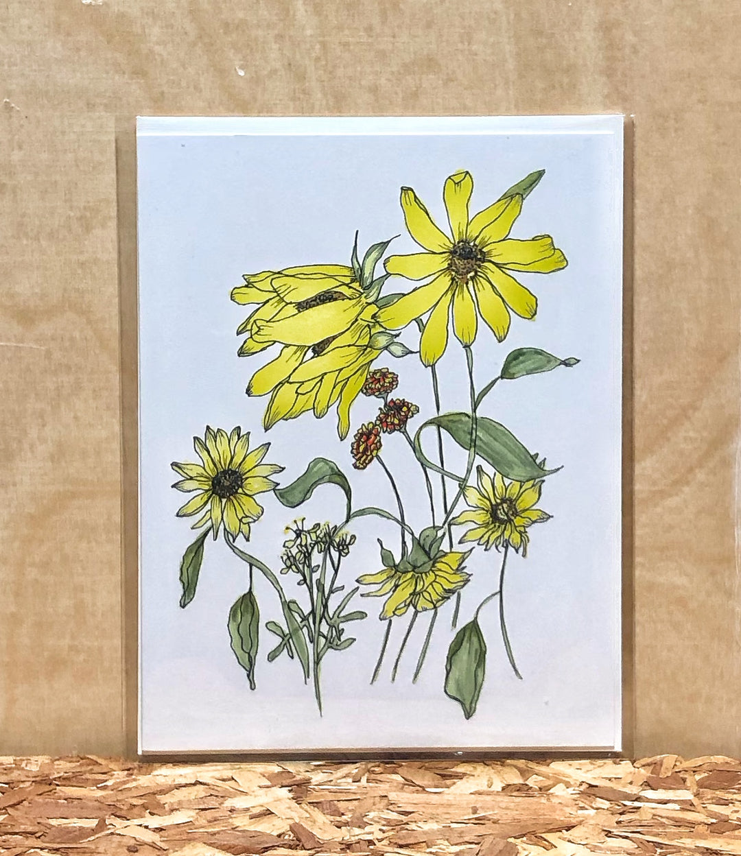 Jocelyn Gotlib Floral Bouquet #3 Handmade Card