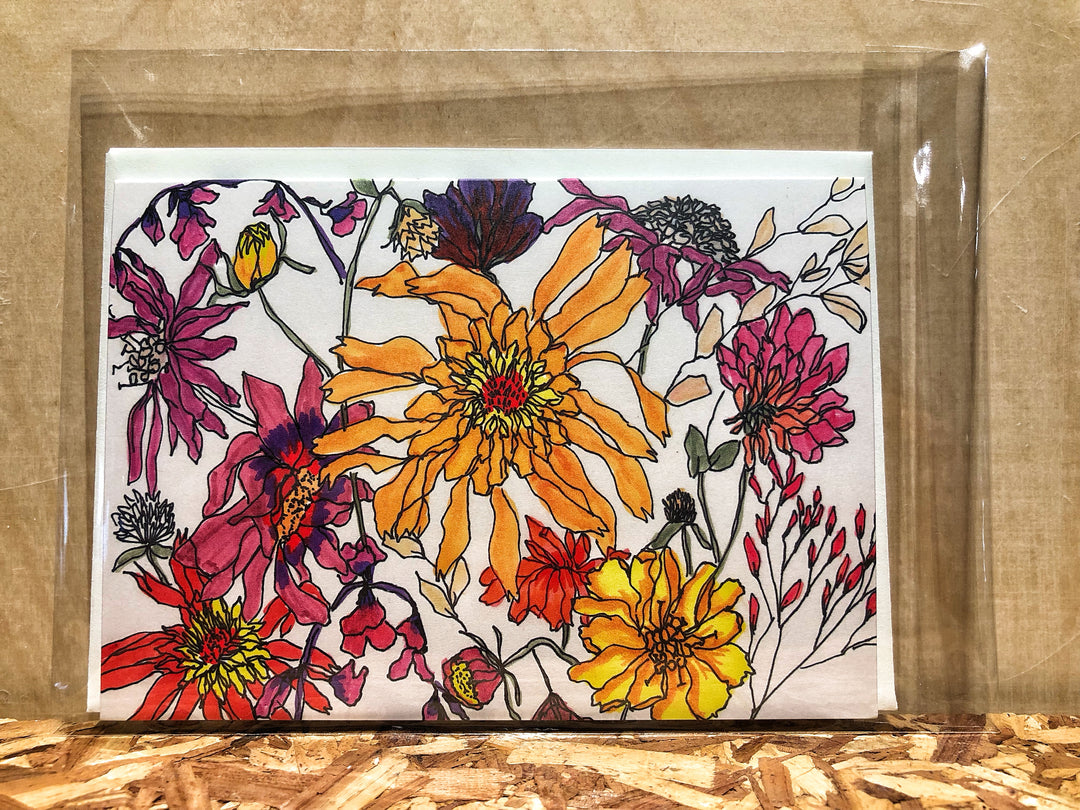 Jocelyn Gotlib Floral Burst #2 Handmade Card