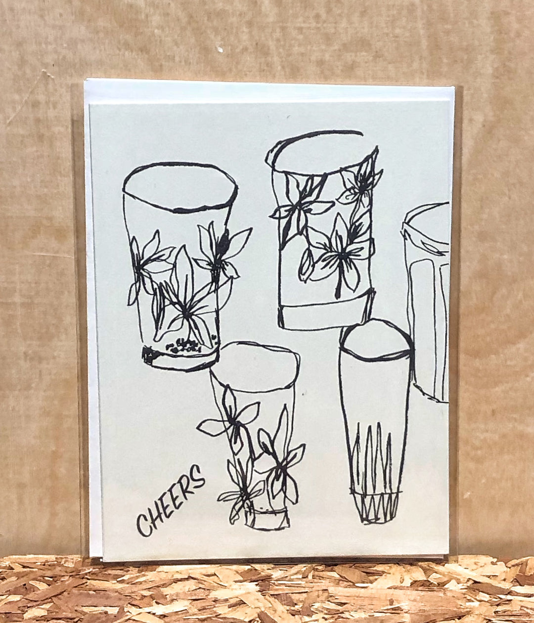 Jocelyn Gotlib 'Cheers' Handmade Card