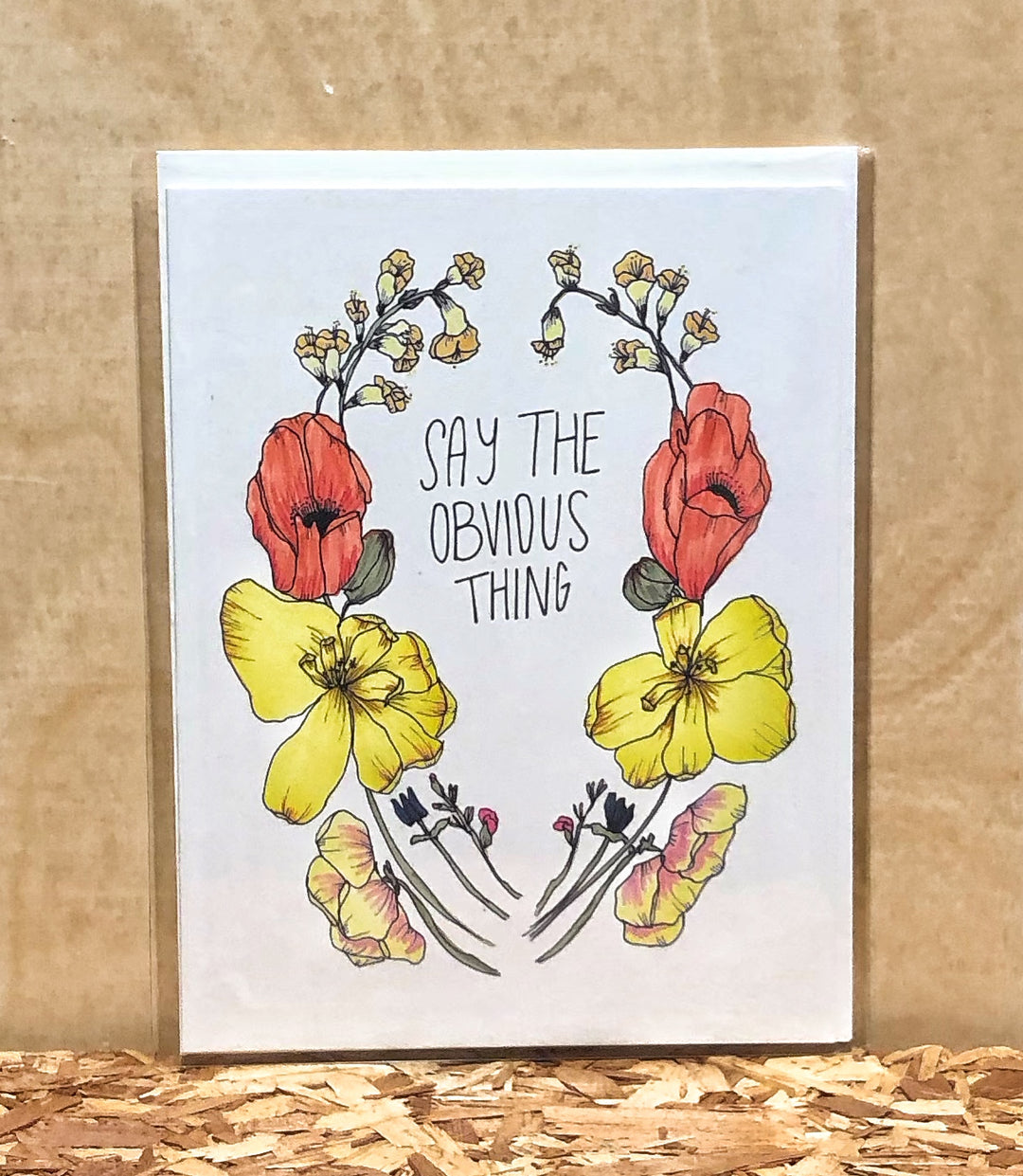 Jocelyn Gotlib 'Say the Obvious Thing' Handmade Card