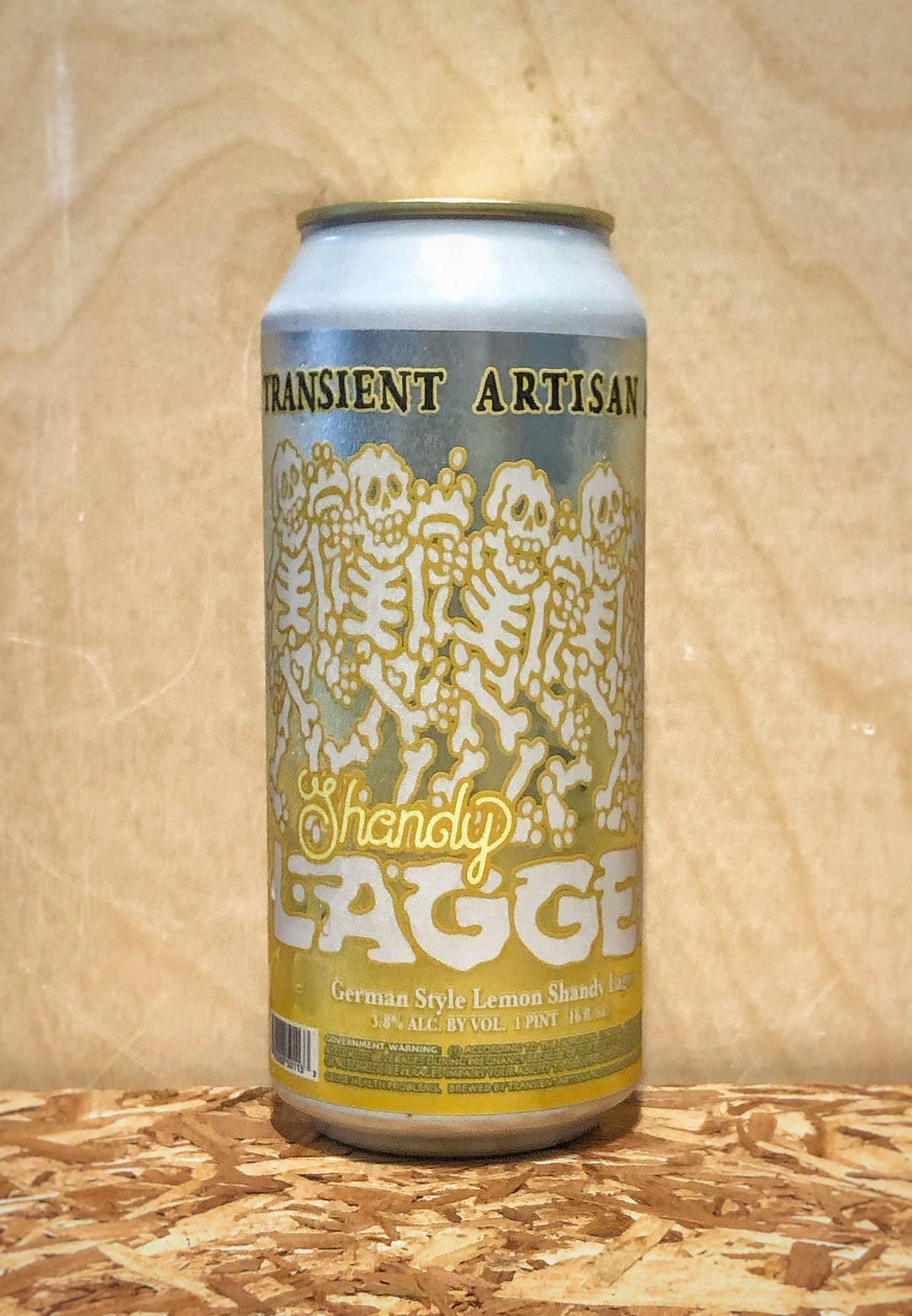 Transient Artisan Ales 'Shandy Lagger' German-Style Light Lager with Lemonade (Bridgman, MI)