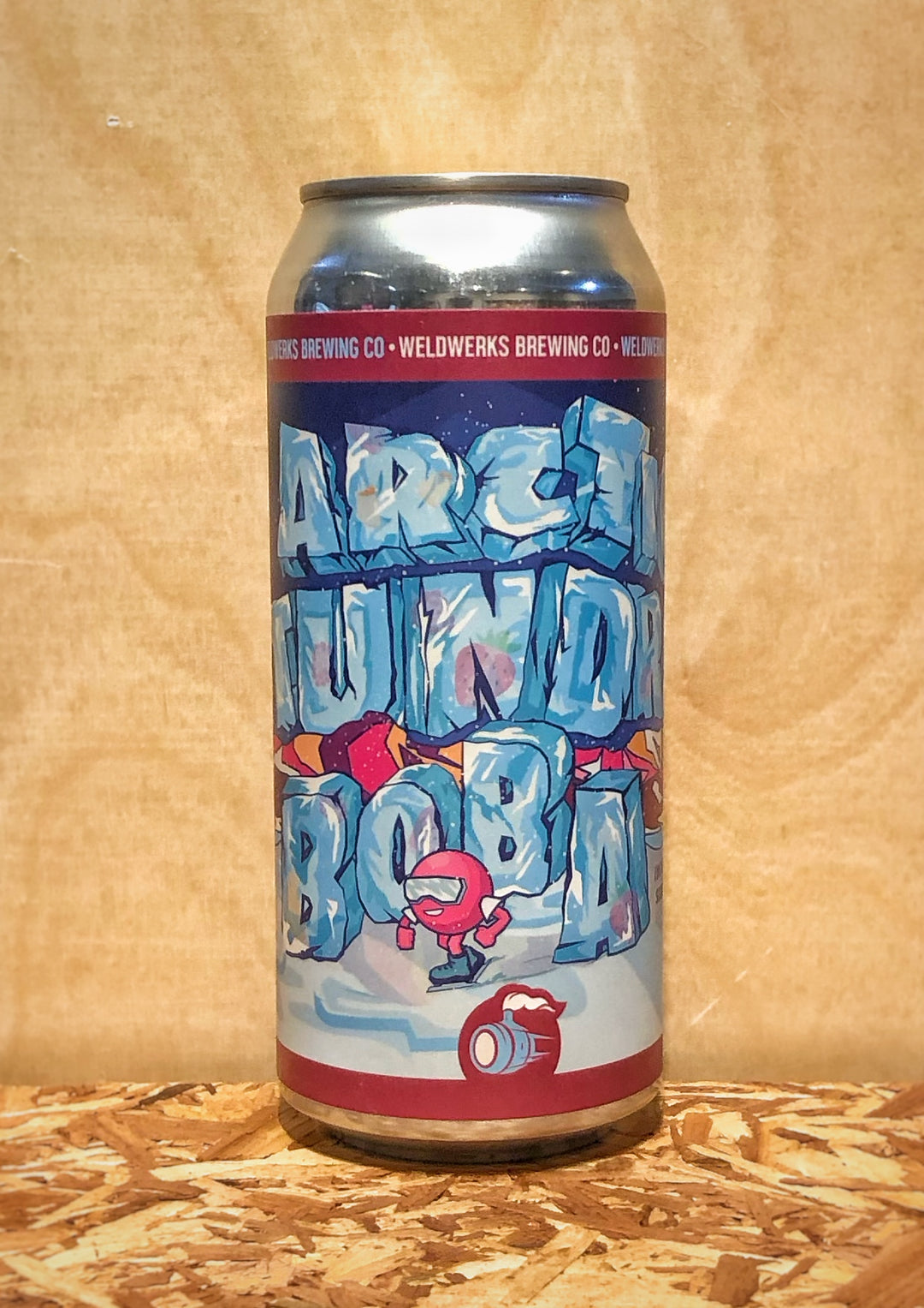 WeldWerks Brewing Co. 'Arctic Tundra Boba' Imperial Sour Ale with Strawberry, Peach, & Raspberry Boba Syrups (Greeley, CO)
