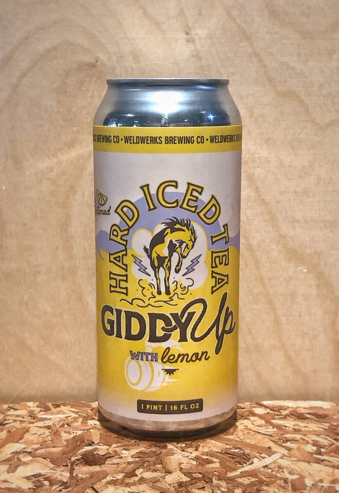 WeldWerks Brewing Co. 'Giddy Up' Hard Iced Tea with Lemon (Greeley, CO)