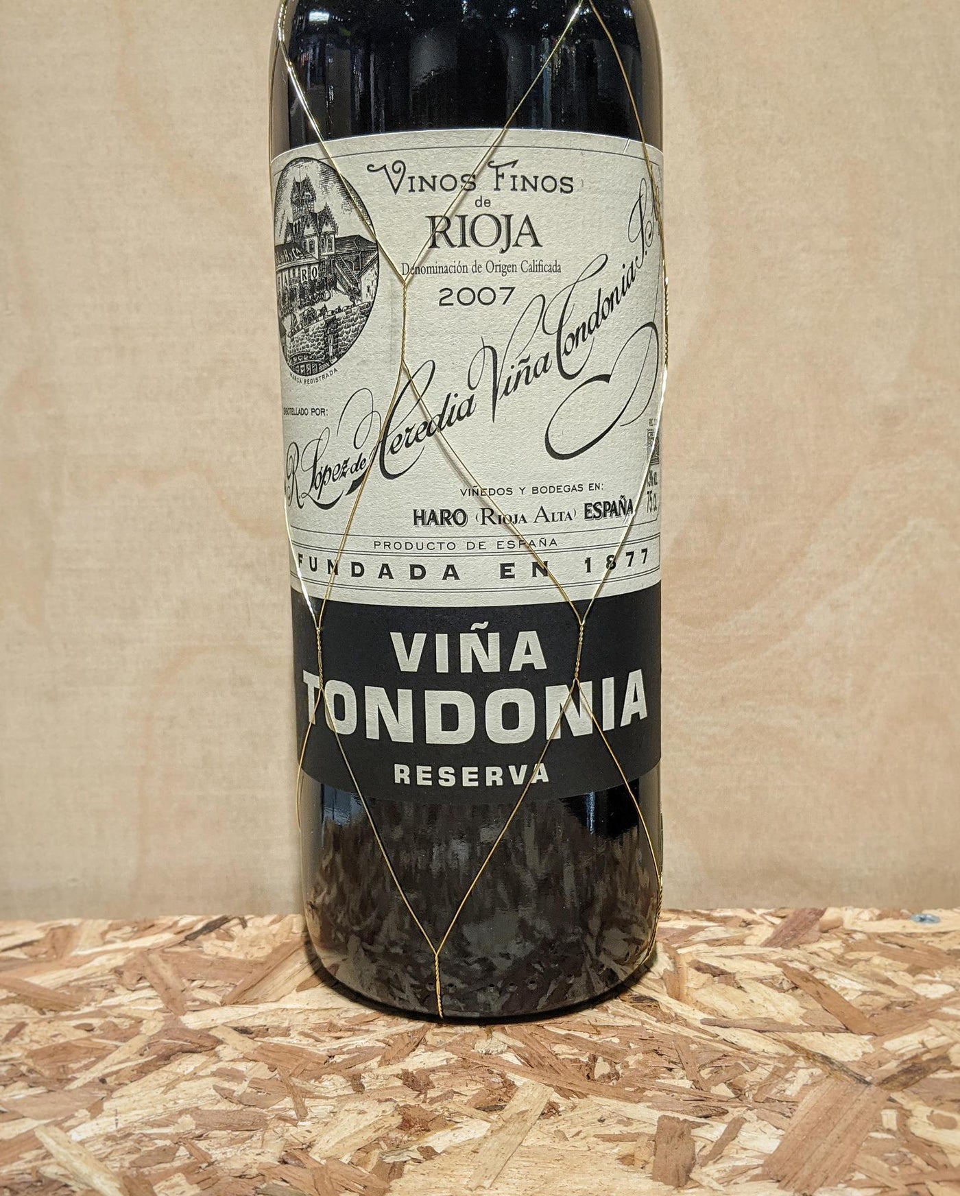 R. Lopez Heredia Vina Tondonia Rioja Reserva 2008 (Rioja, Spain)