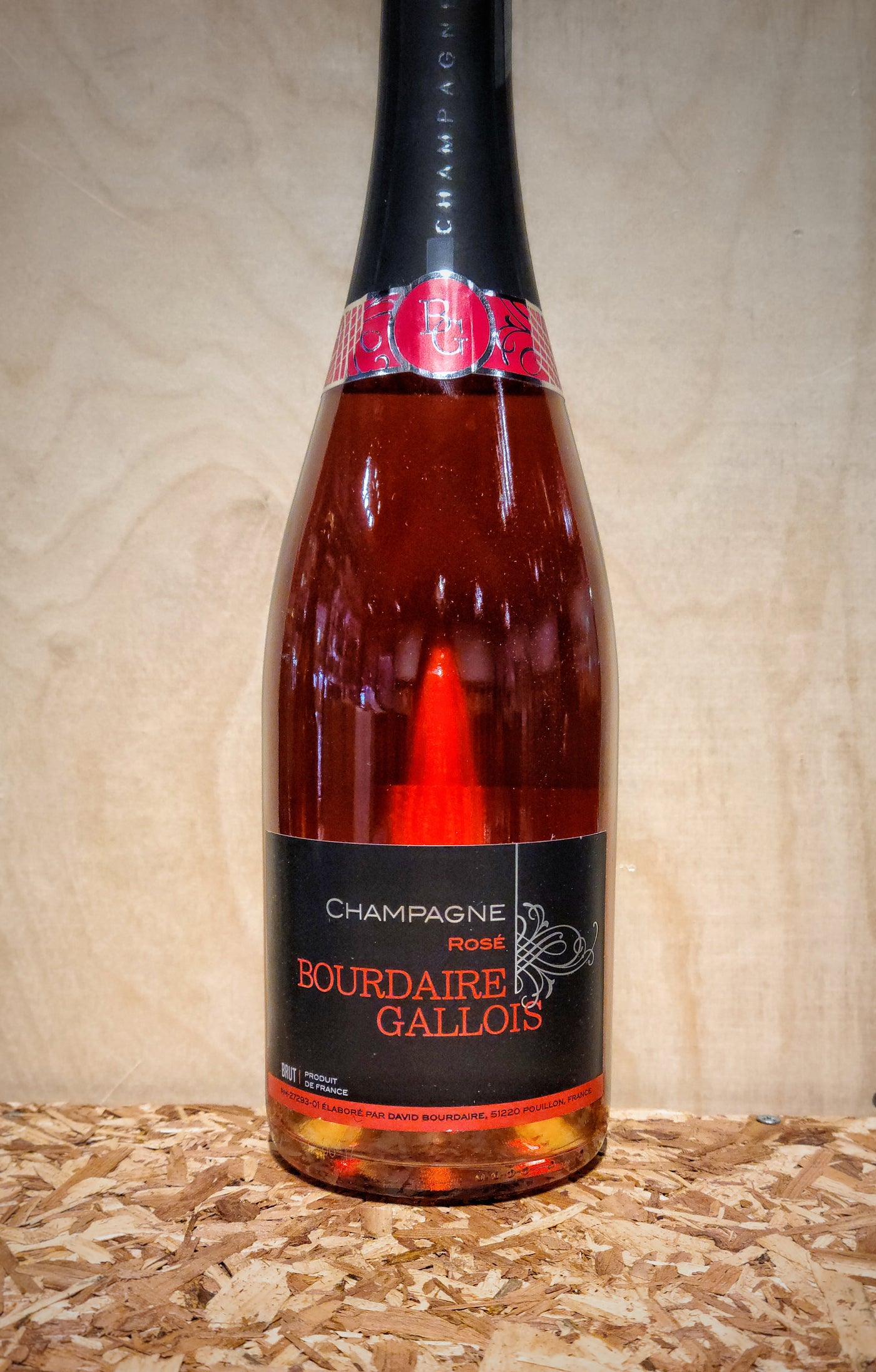 Bourdaire Gallois Rose Extra-Brut Massif Saint Thierry NV (Champagne, France)
