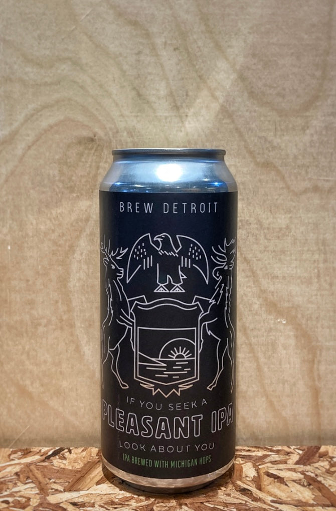 Brew Detroit 'Pleasant IPA' IPA Brewed with Michigan Hops (Detroit, MI)