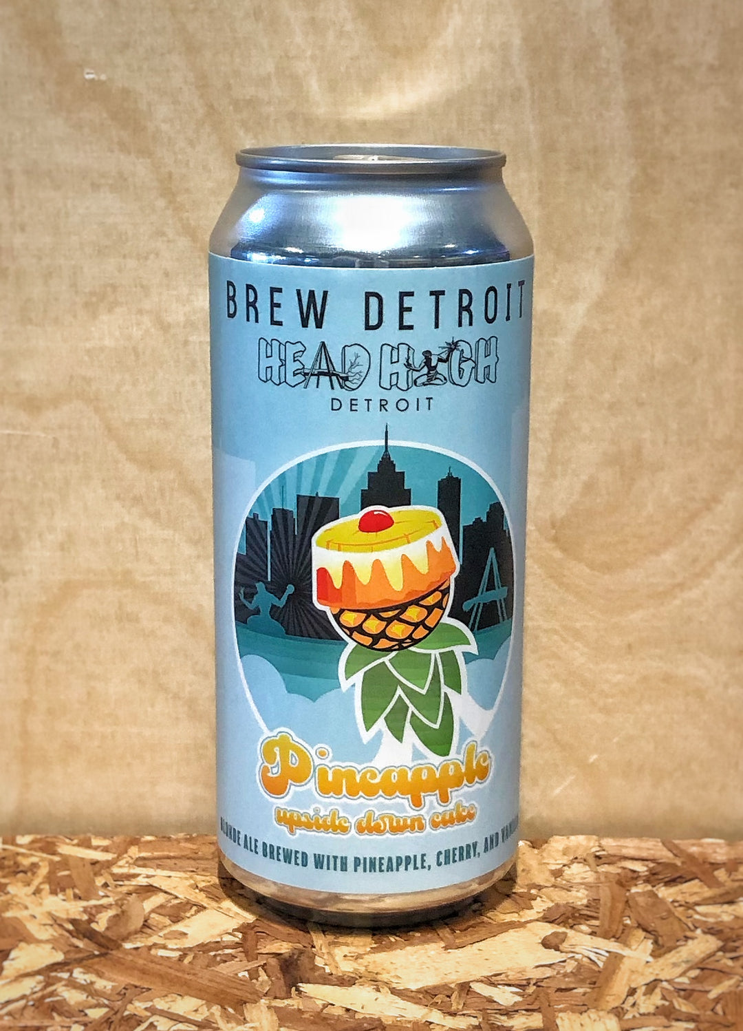 Brew Detroit x Head High Detroit 'Pineapple Upside Down Cake' Blonde Ale Brewed with Pineapple, Cherry, and Vanilla (Detroit, MI)