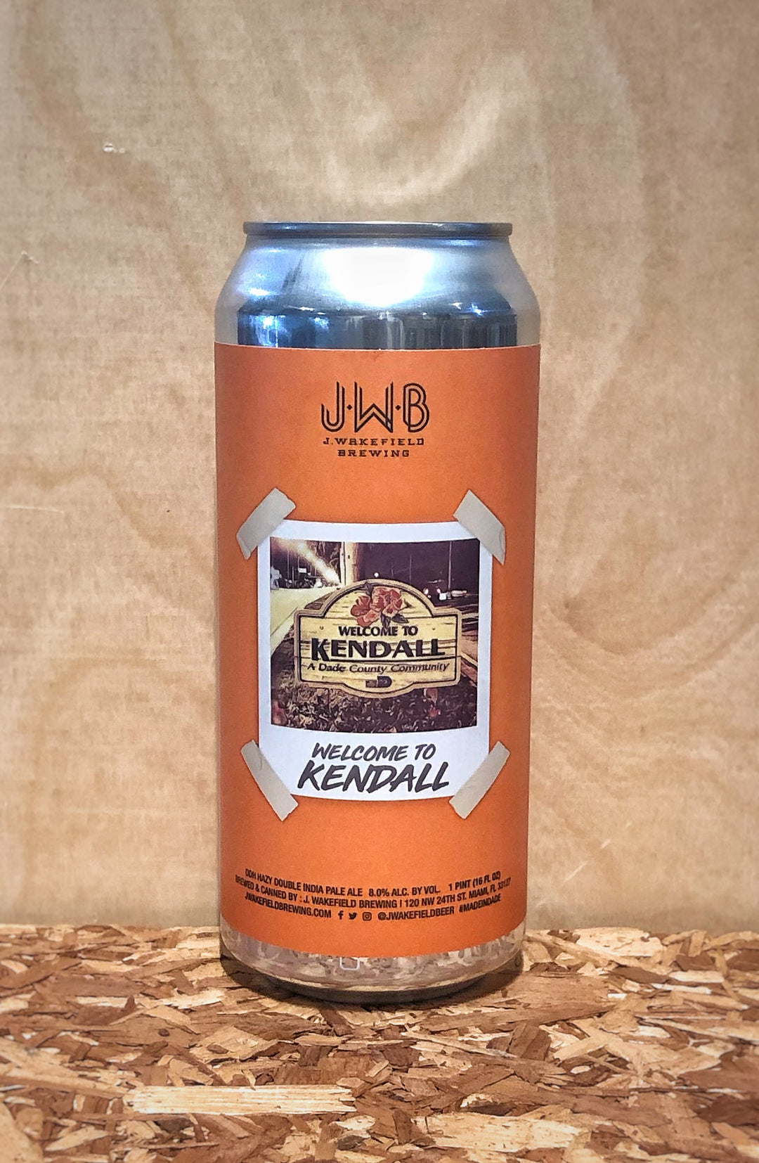 J. Wakefield Brewing City Series 'Welcome to Kendall' DDH Hazy IPA (Miami, FL)