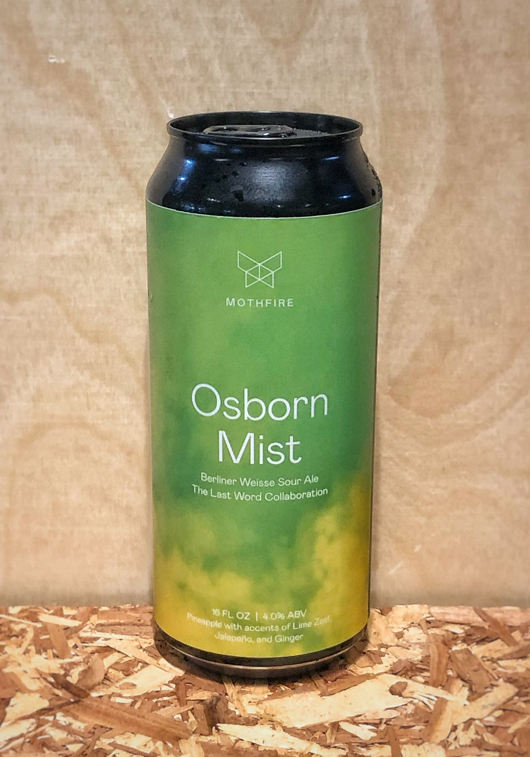Mothfire Brewing 'Osborn Mist' Berliner Weisse Sour Ale Collaboration with The Last Word (Ann Arbor, MI)