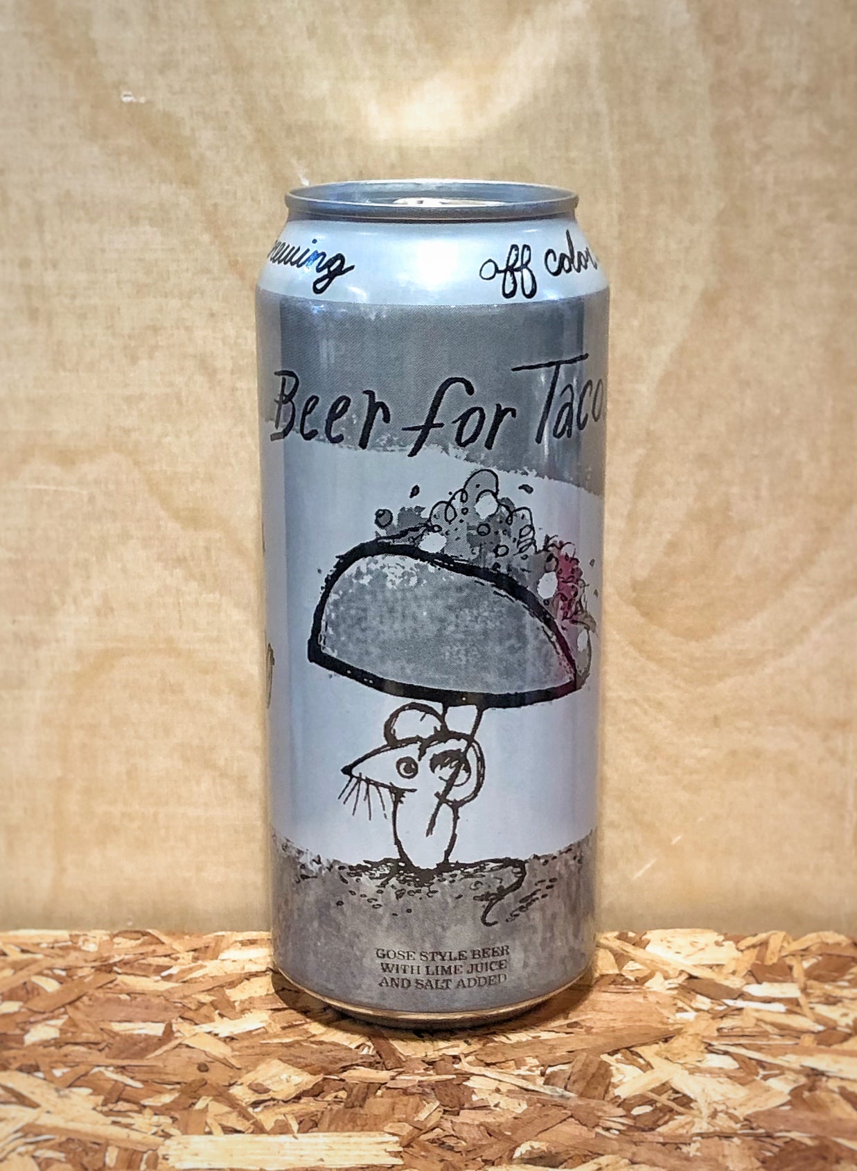 Off Color Brewing 'Beer for Tacos' Wheat Beer with Lime Juice, Coriander, and Himalayan Salt (Chicago, IL)