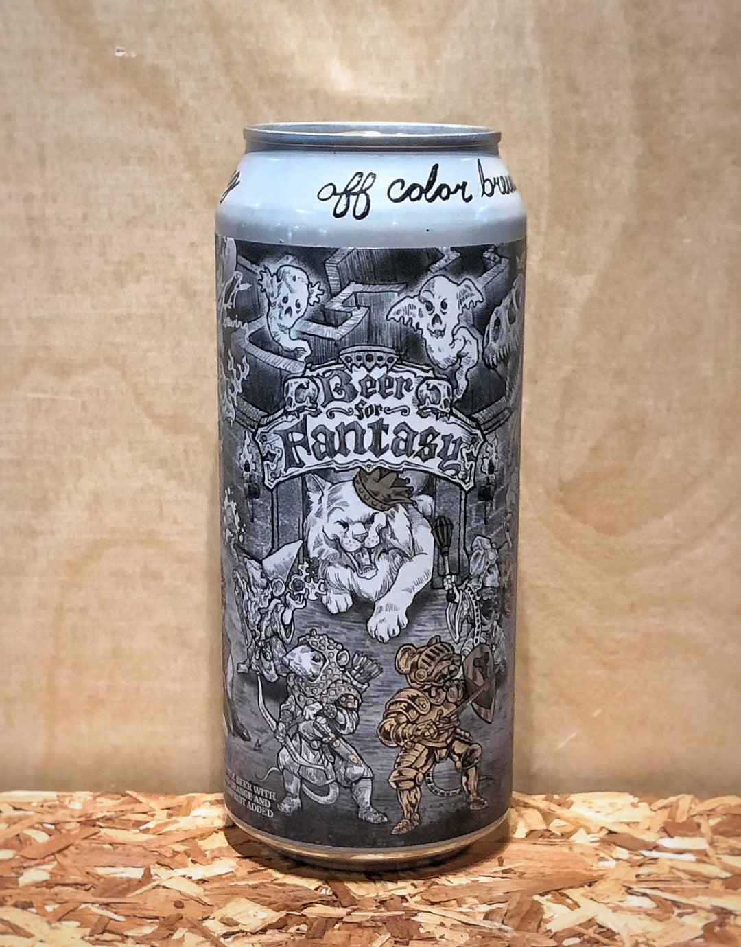 Off Color Brewing 'Beer for Fantasy' Wit Style Beer with Blood Orange and Dragonfruit (Chicago, IL)
