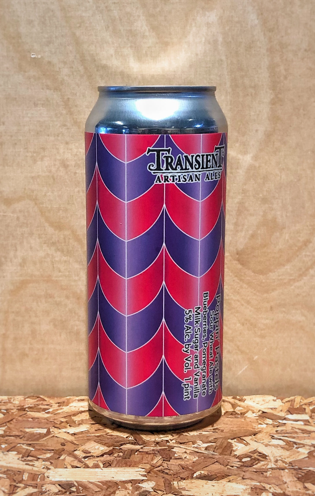 Transient Artisan Ales 'Poppin Pastels' Sour Wheat Ale with Blueberries, Pomegranate, Milk Sugar & Vanilla (Bridgman, MI)