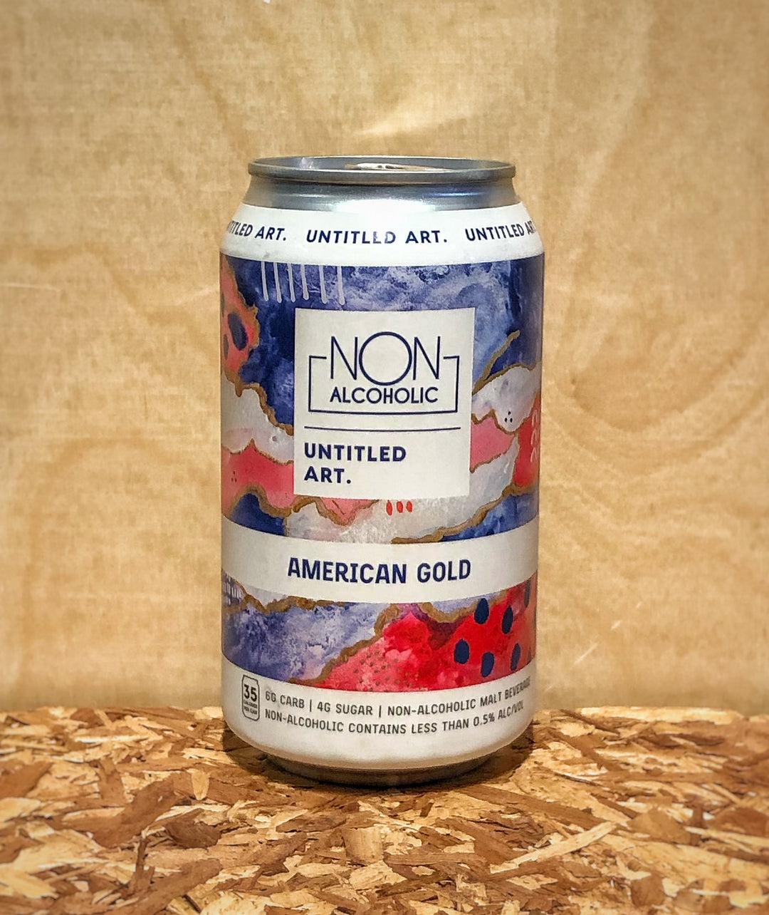 Untitled Art Non-Alcoholic 'American Gold' Golden Lager (Waunakee, WI)